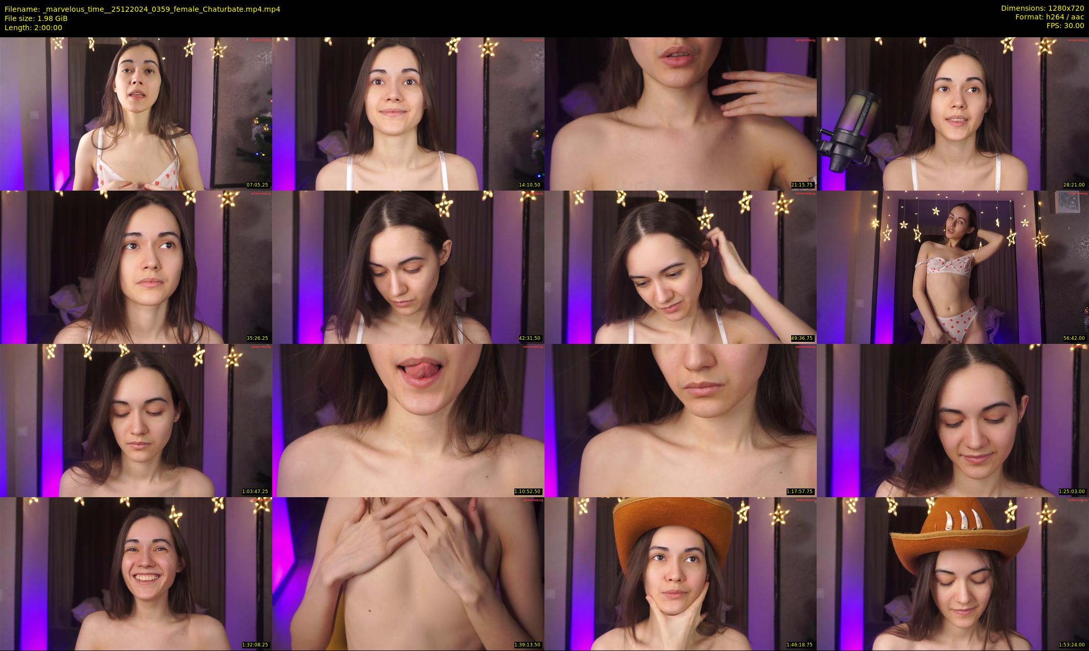 _marvelous_time_ — 120 minute Chaturbate female cam show recording, 720p, Dec 25, 2024