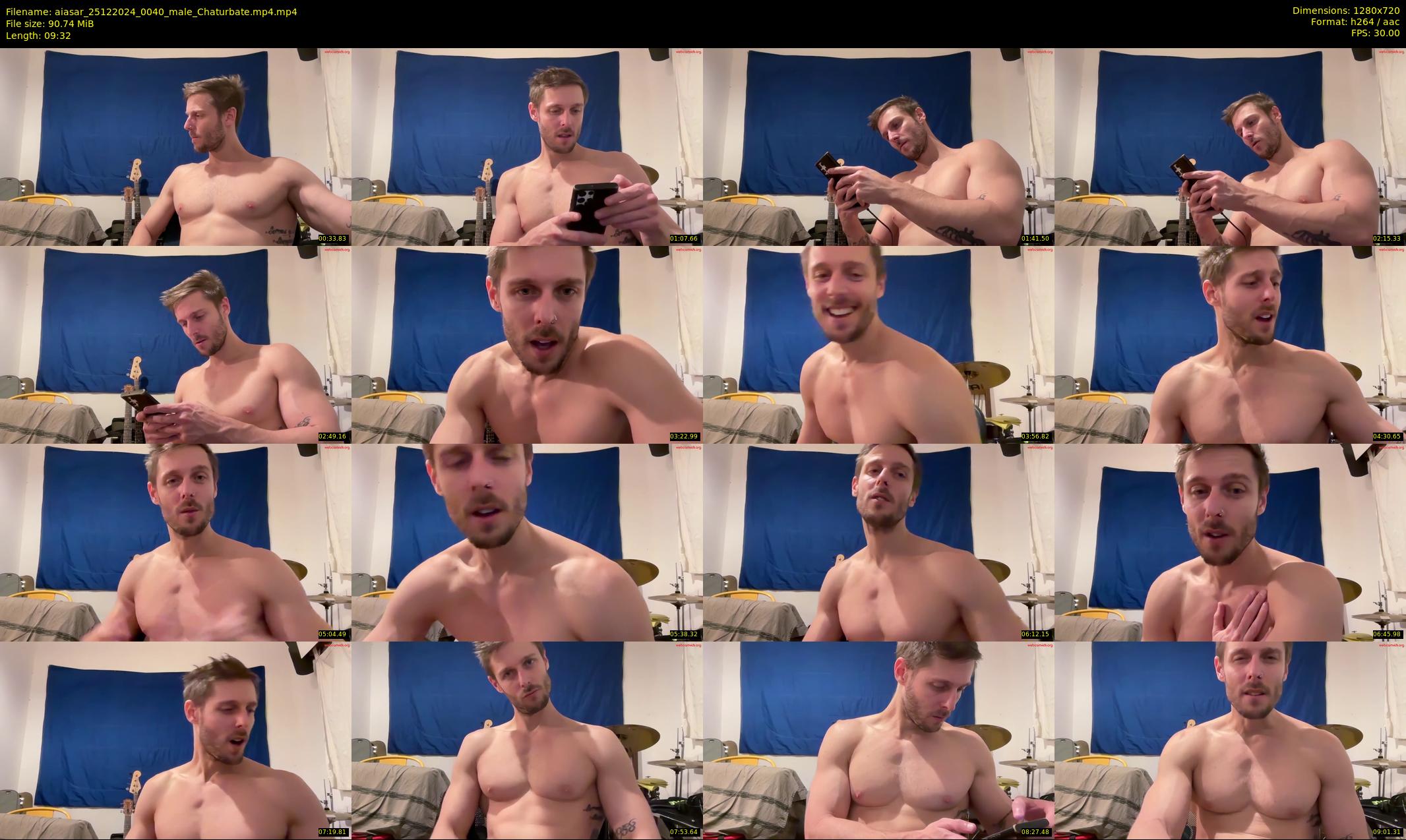 aiasar — 10 minute Chaturbate male cam show recording, 720p, Dec 25, 2024