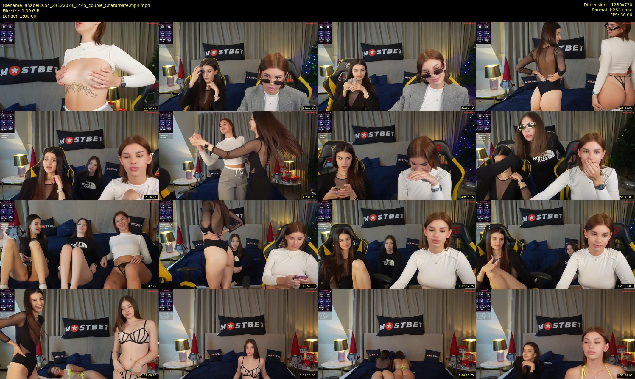 anabel2054 — 120 minute Chaturbate female cam show recording, 720p, Dec 24, 2024