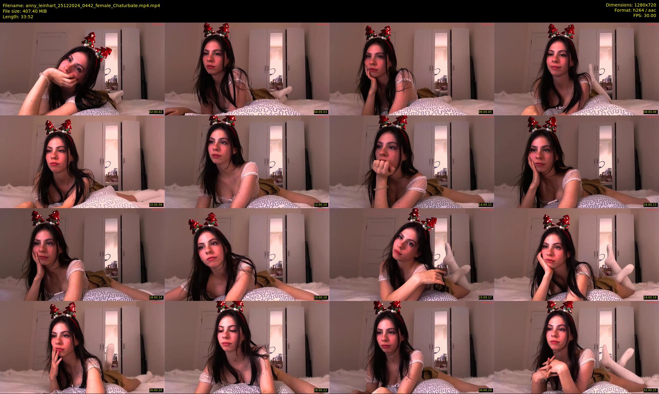 anny_leinhart — 34 minute Chaturbate female cam show recording, 720p, Dec 25, 2024