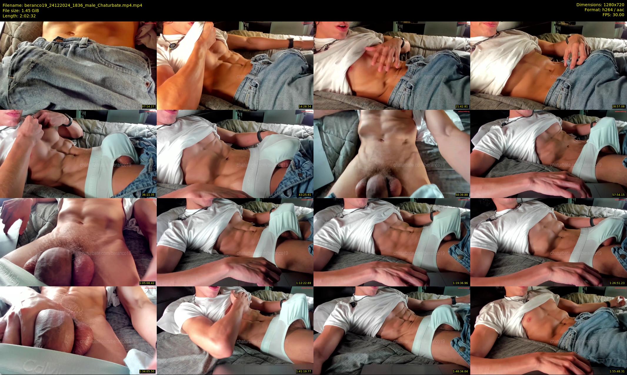 beranco19 — 123 minute Chaturbate male cam show recording, 720p, Dec 24, 2024
