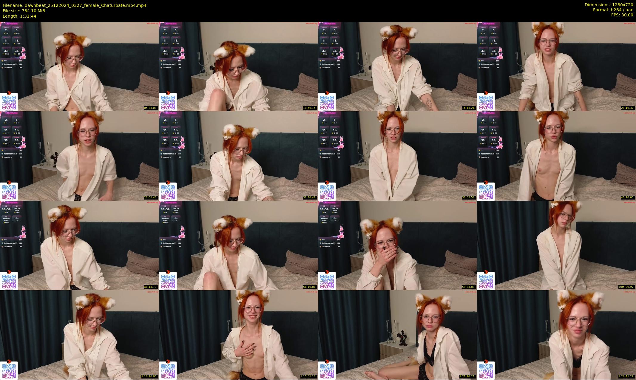 dawnbeat — 92 minute Chaturbate female cam show recording, 720p, Dec 25, 2024