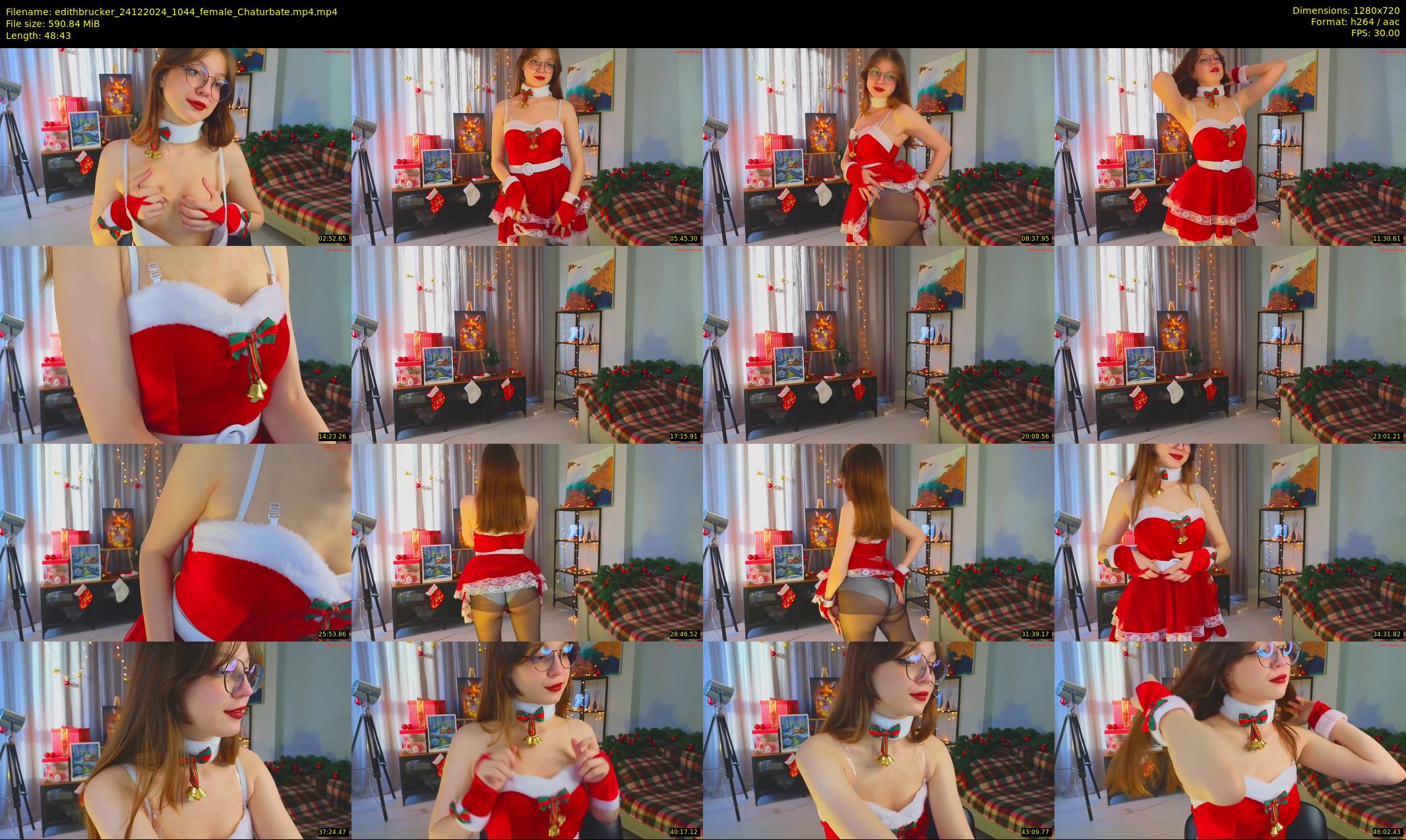 edithbrucker — 49 minute Chaturbate female cam show recording, 720p, Dec 24, 2024