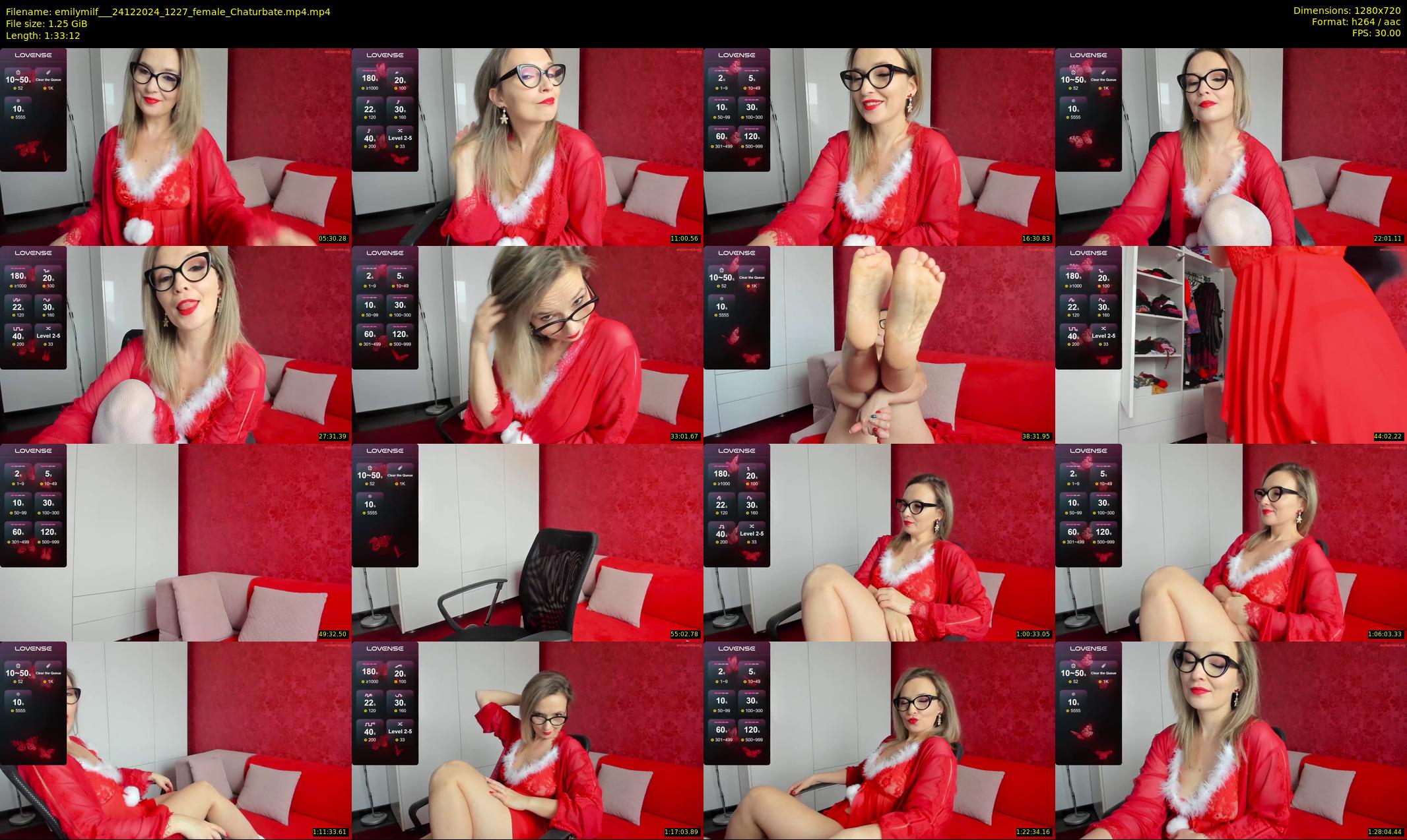 emilymilf__ — 94 minute Chaturbate female cam show recording, 720p, Dec 24, 2024