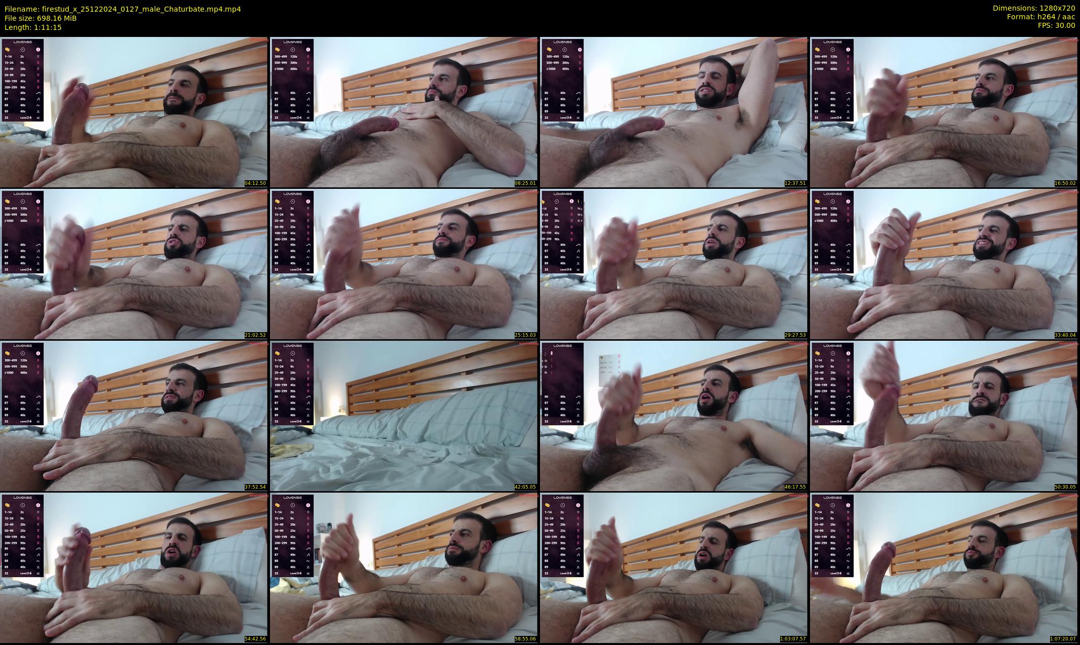 firestud_x — 72 minute Chaturbate male cam show recording, 720p, Dec 25, 2024