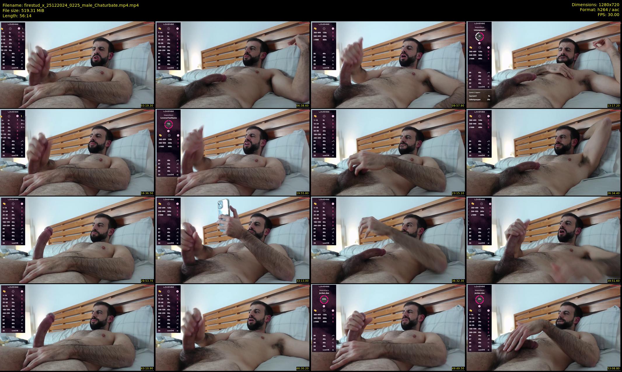 firestud_x — 57 minute Chaturbate male cam show recording, 720p, Dec 25, 2024
