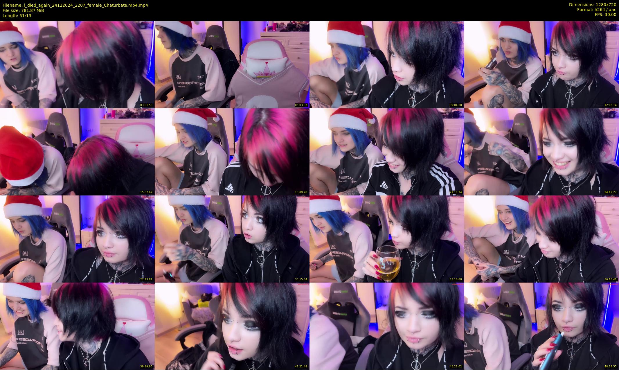 i_died_again — 52 minute Chaturbate female cam show recording, 720p, Dec 24, 2024