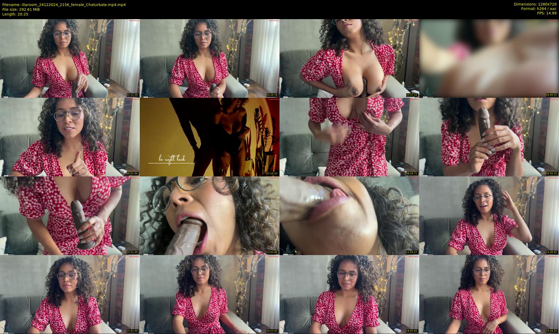 illaroom — 21 minute Chaturbate female cam show recording, 720p, Dec 24, 2024
