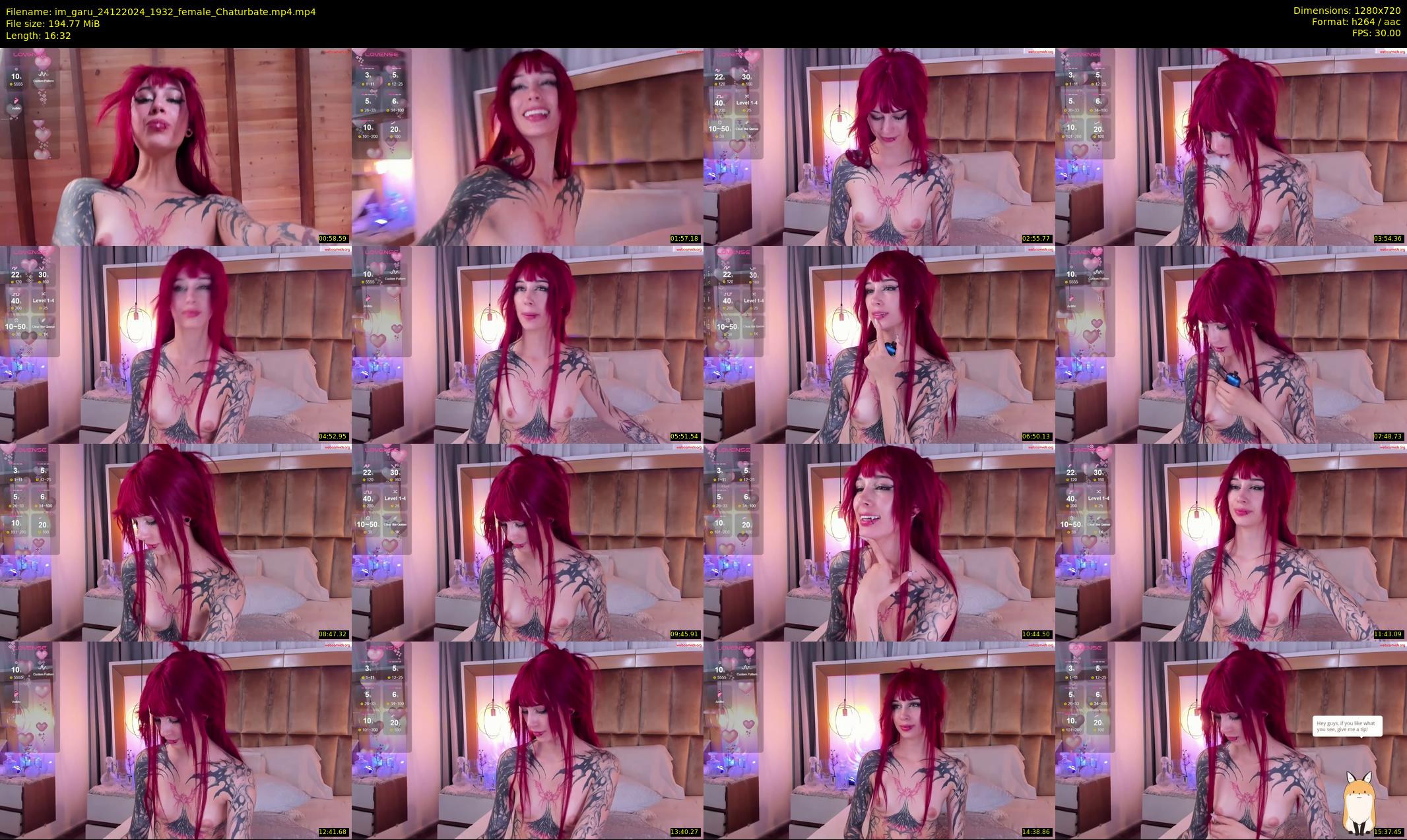 im_garu — 17 minute Chaturbate female cam show recording, 720p, Dec 24, 2024