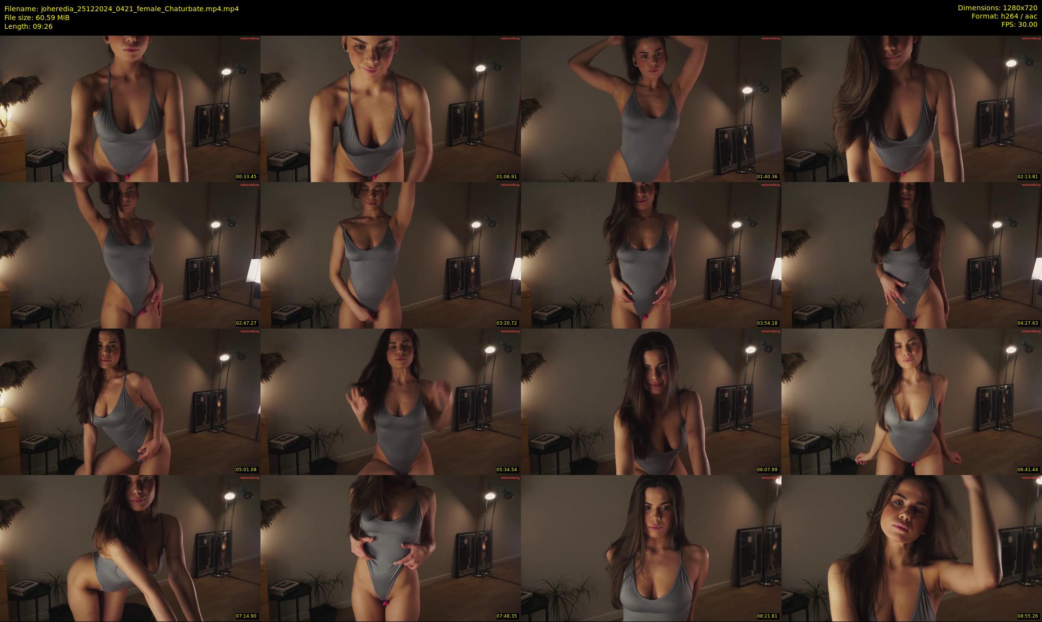 joheredia — 10 minute Chaturbate female cam show recording, 720p, Dec 25, 2024
