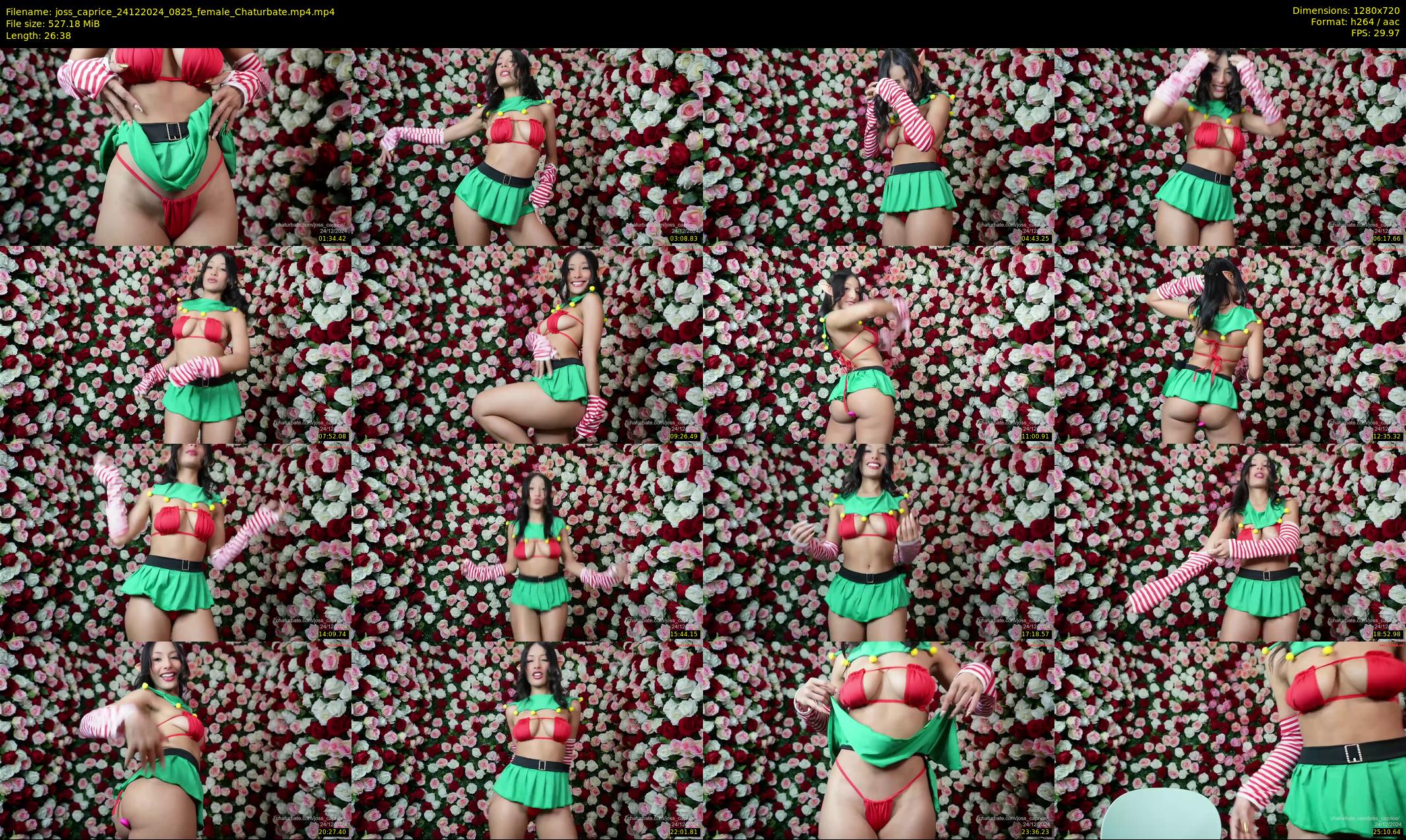 joss_caprice — 27 minute Chaturbate female cam show recording, 720p, Dec 24, 2024