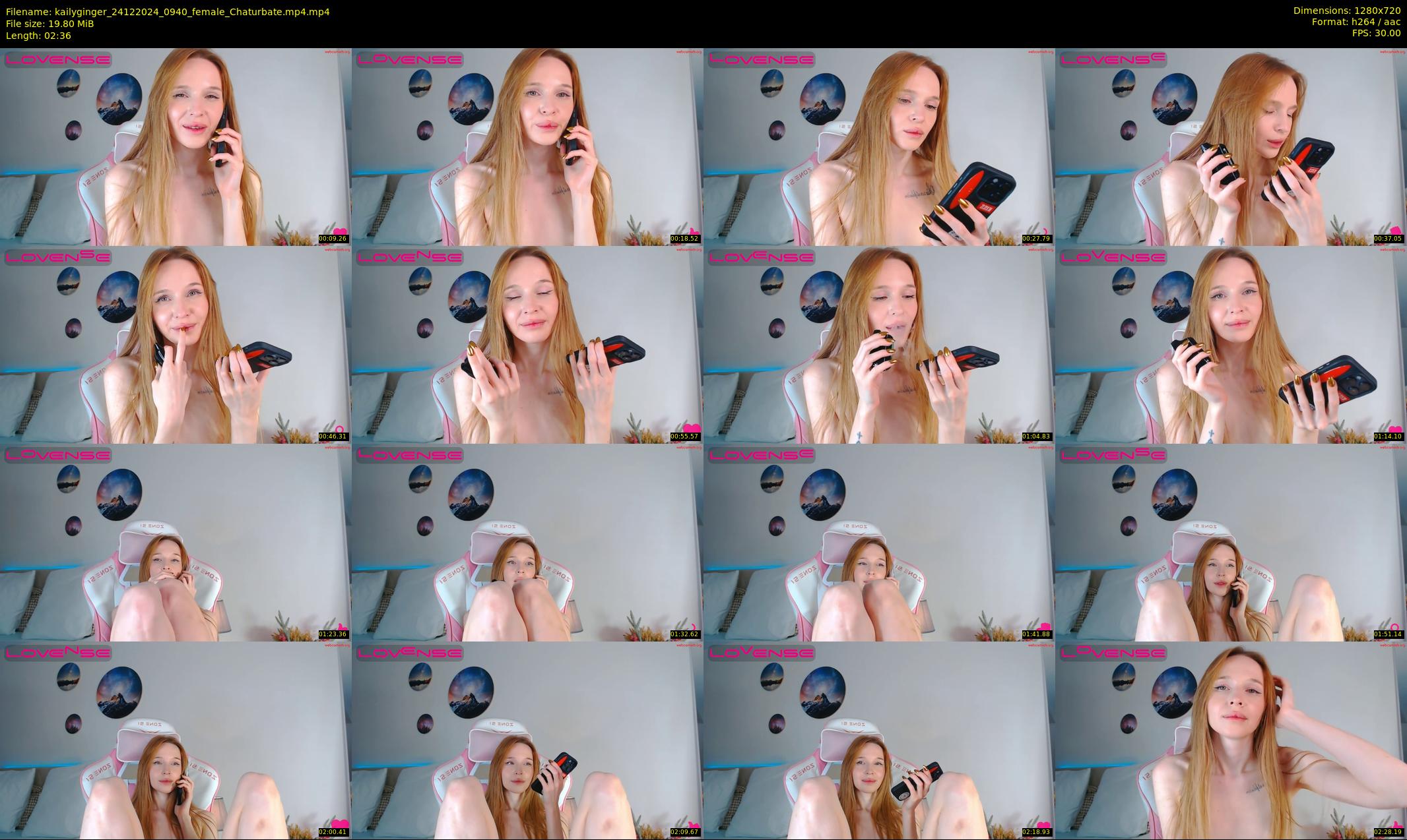 kailyginger — 3 minute Chaturbate female cam show recording, 720p, Dec 24, 2024