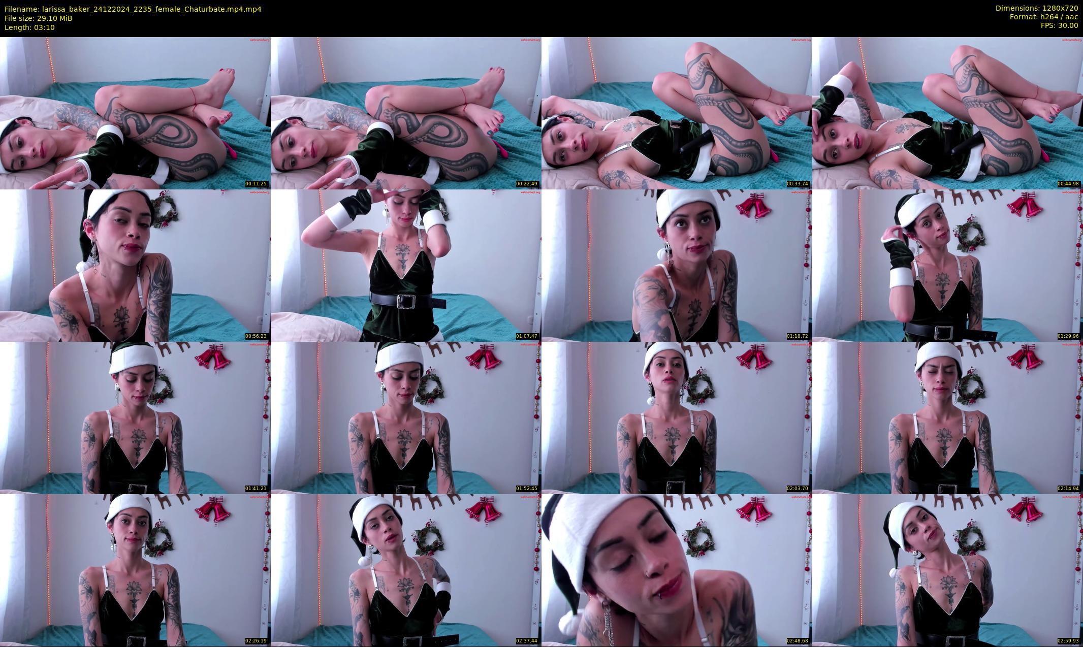 larissa_baker — 4 minute Chaturbate female cam show recording, 720p, Dec 24, 2024