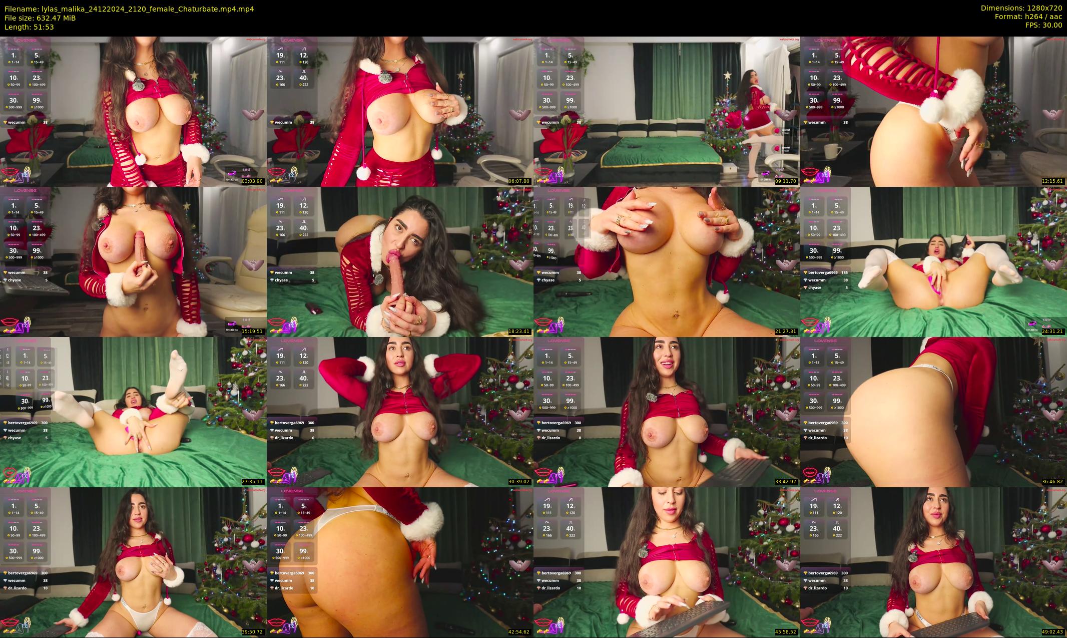 lylas_malika — 52 minute Chaturbate female cam show recording, 720p, Dec 24, 2024