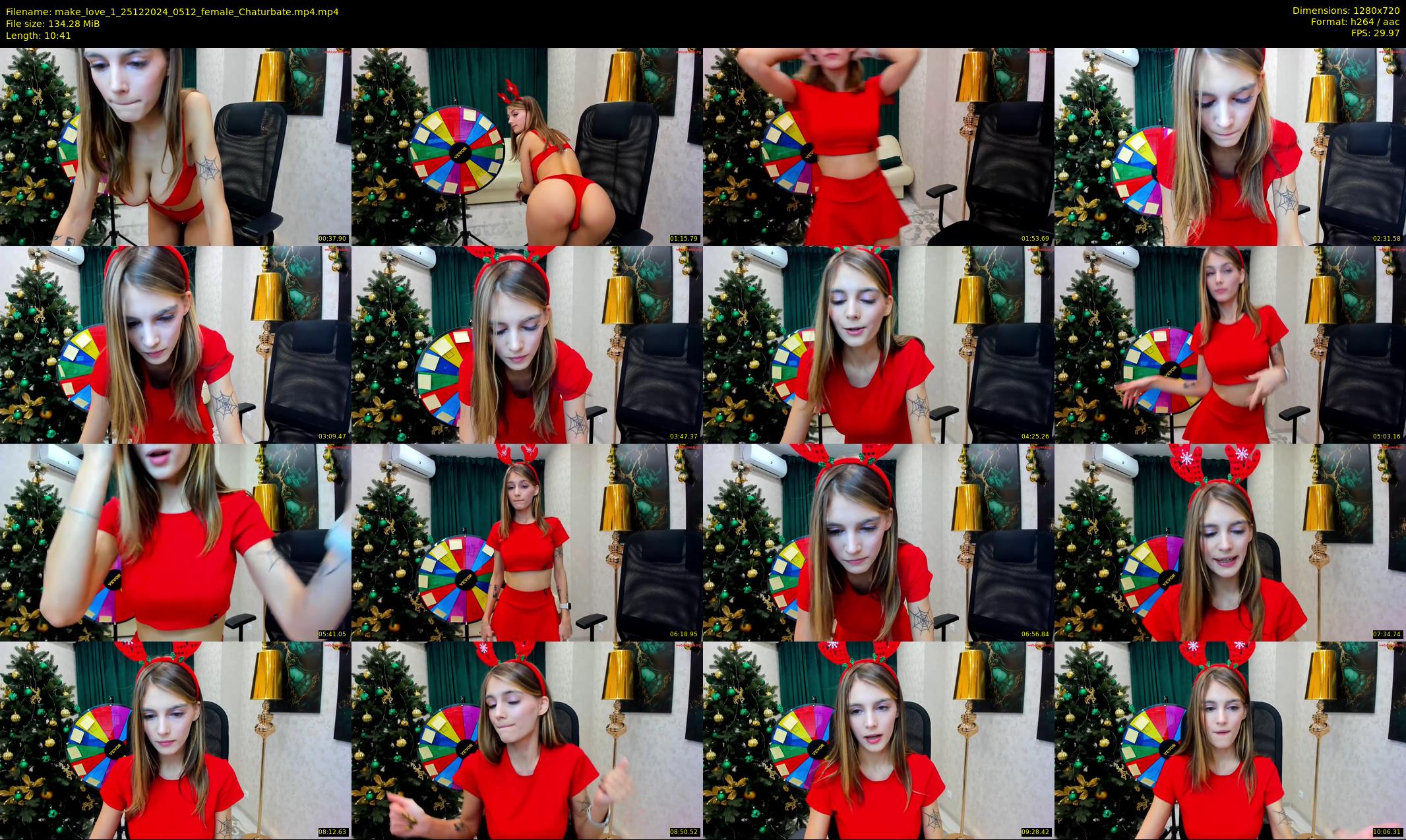 make_love_1 — 11 minute Chaturbate female cam show recording, 720p, Dec 25, 2024
