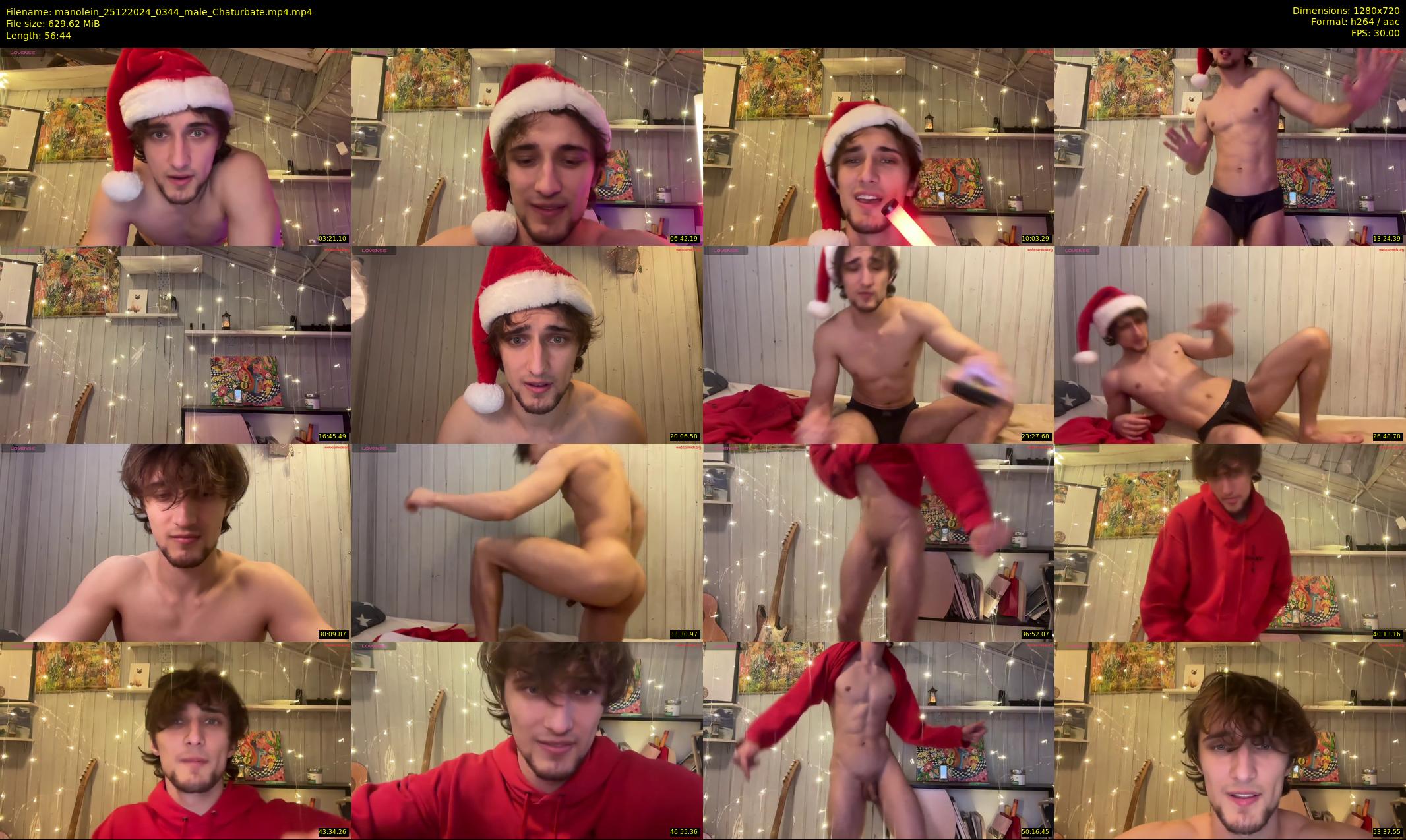 manolein — 57 minute Chaturbate male cam show recording, 720p, Dec 25, 2024