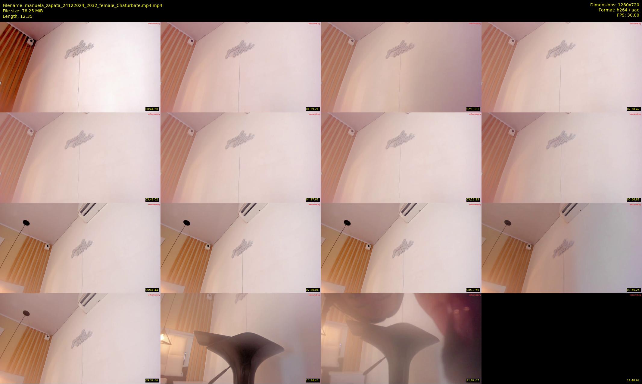manuela_zapata — 13 minute Chaturbate female cam show recording, 720p, Dec 24, 2024