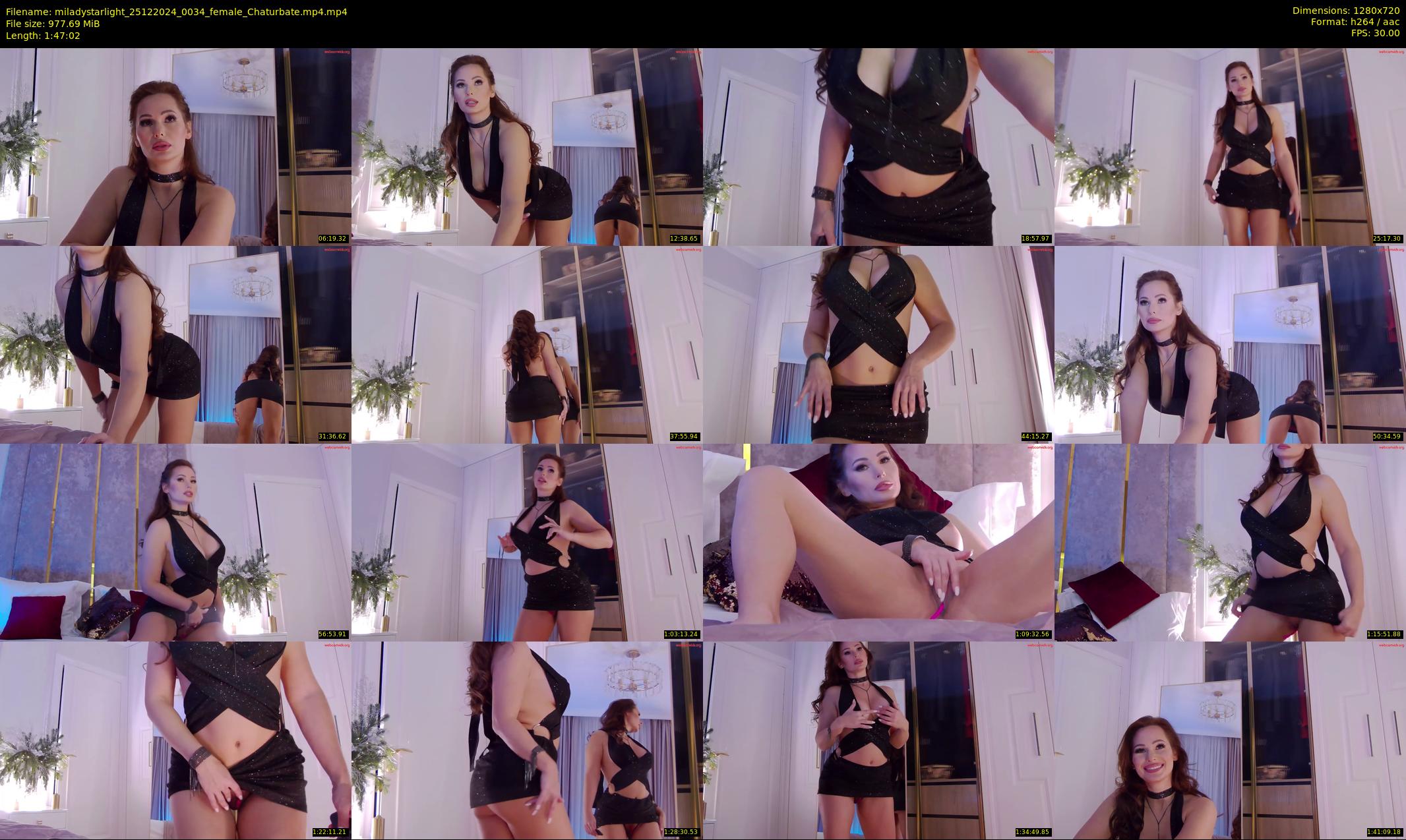miladystarlight — 108 minute Chaturbate female cam show recording, 720p, Dec 25, 2024