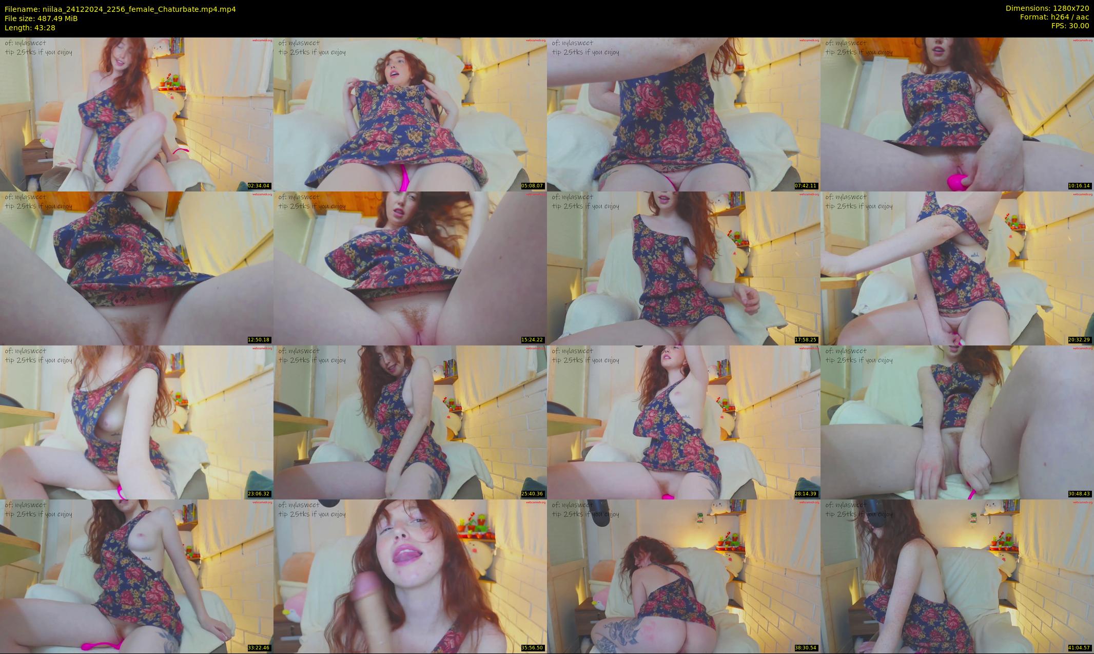 niilaa — 44 minute Chaturbate female cam show recording, 720p, Dec 24, 2024