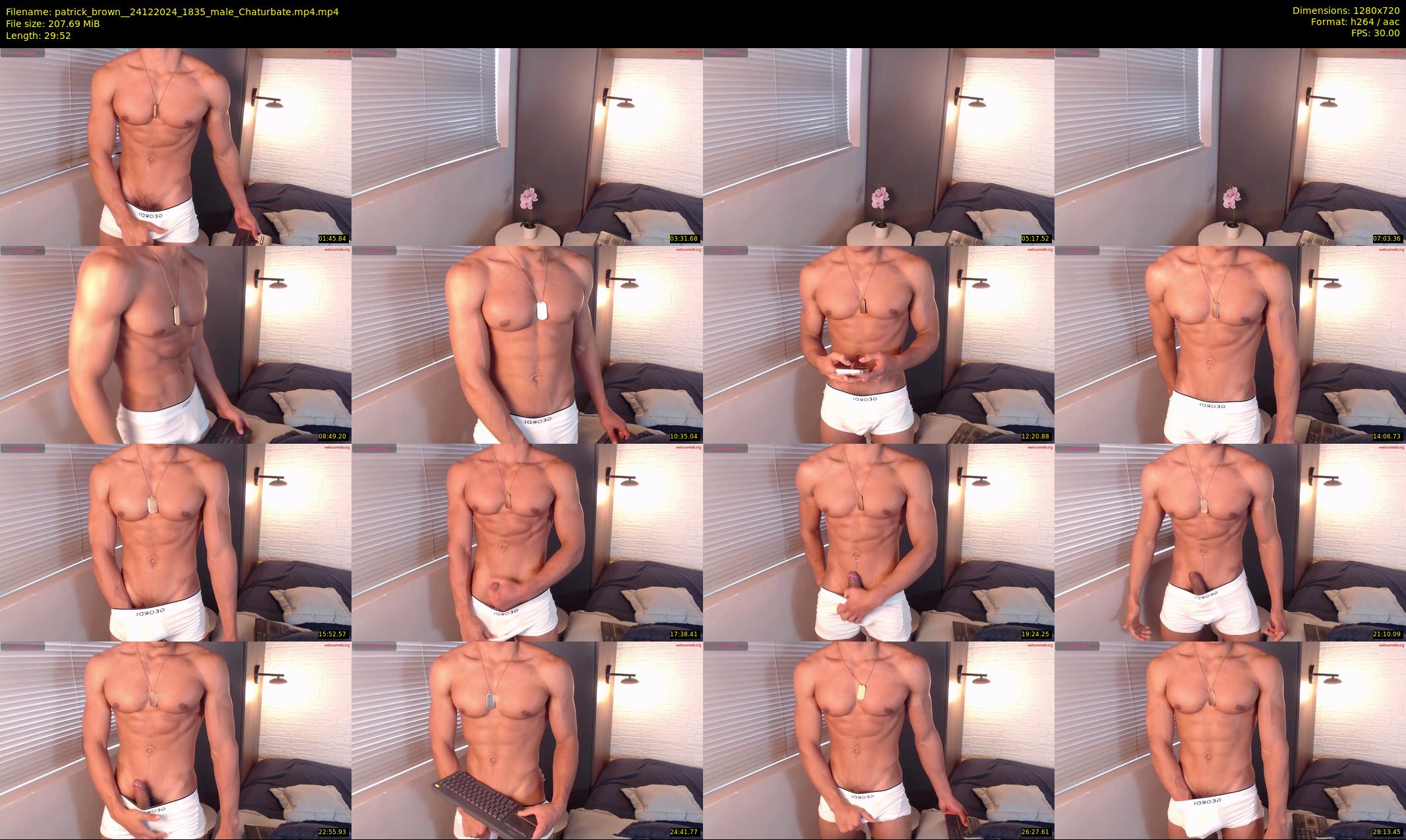 patrick_brown_ — 30 minute Chaturbate male cam show recording, 720p, Dec 24, 2024