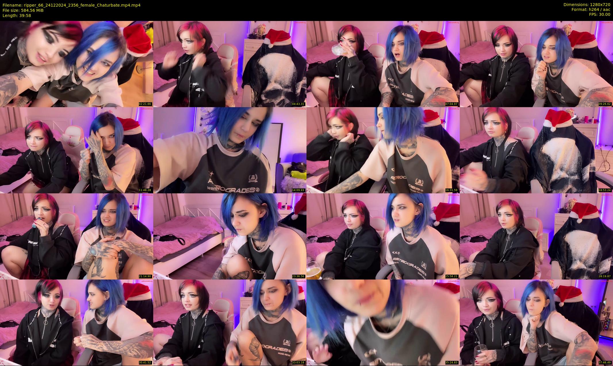 ripper_66 — 40 minute Chaturbate female cam show recording, 720p, Dec 24, 2024