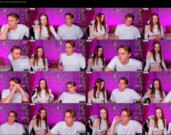 say_and_kiss — 121 minute Chaturbate couple cam show recording, 720p, Dec 25, 2024