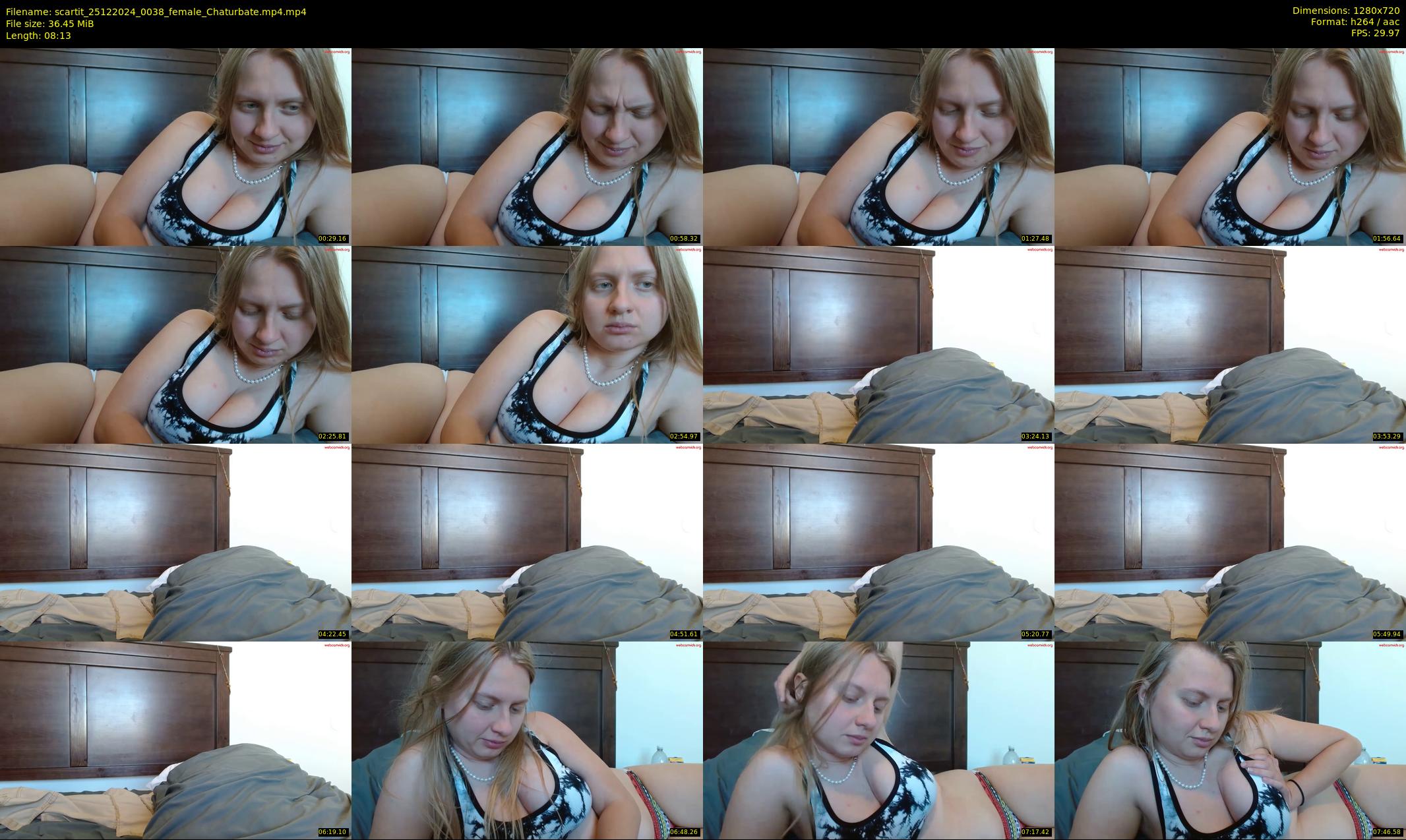 scartit — 9 minute Chaturbate female cam show recording, 720p, Dec 25, 2024