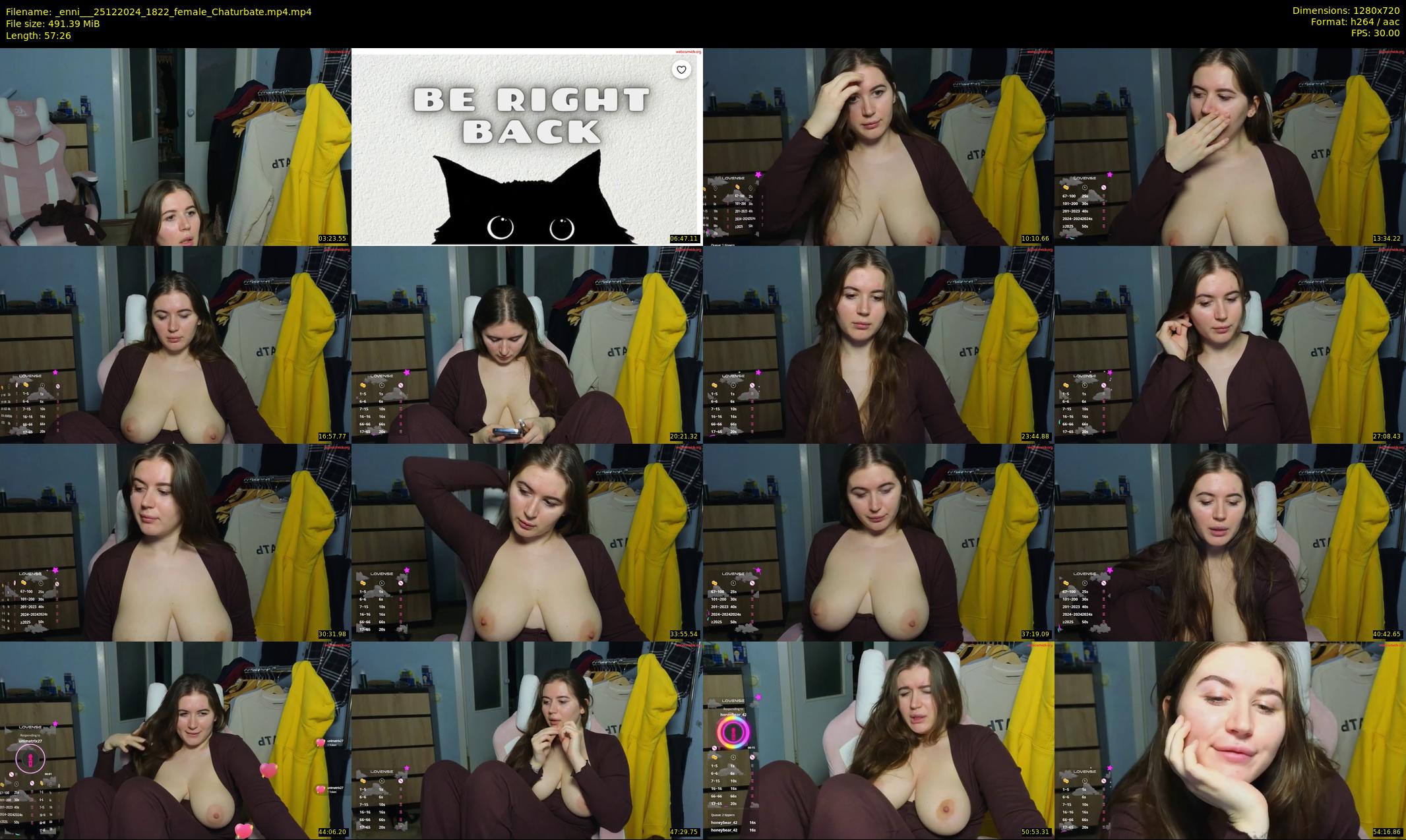 _enni__ — 58 minute Chaturbate female cam show recording, 720p, Dec 25, 2024