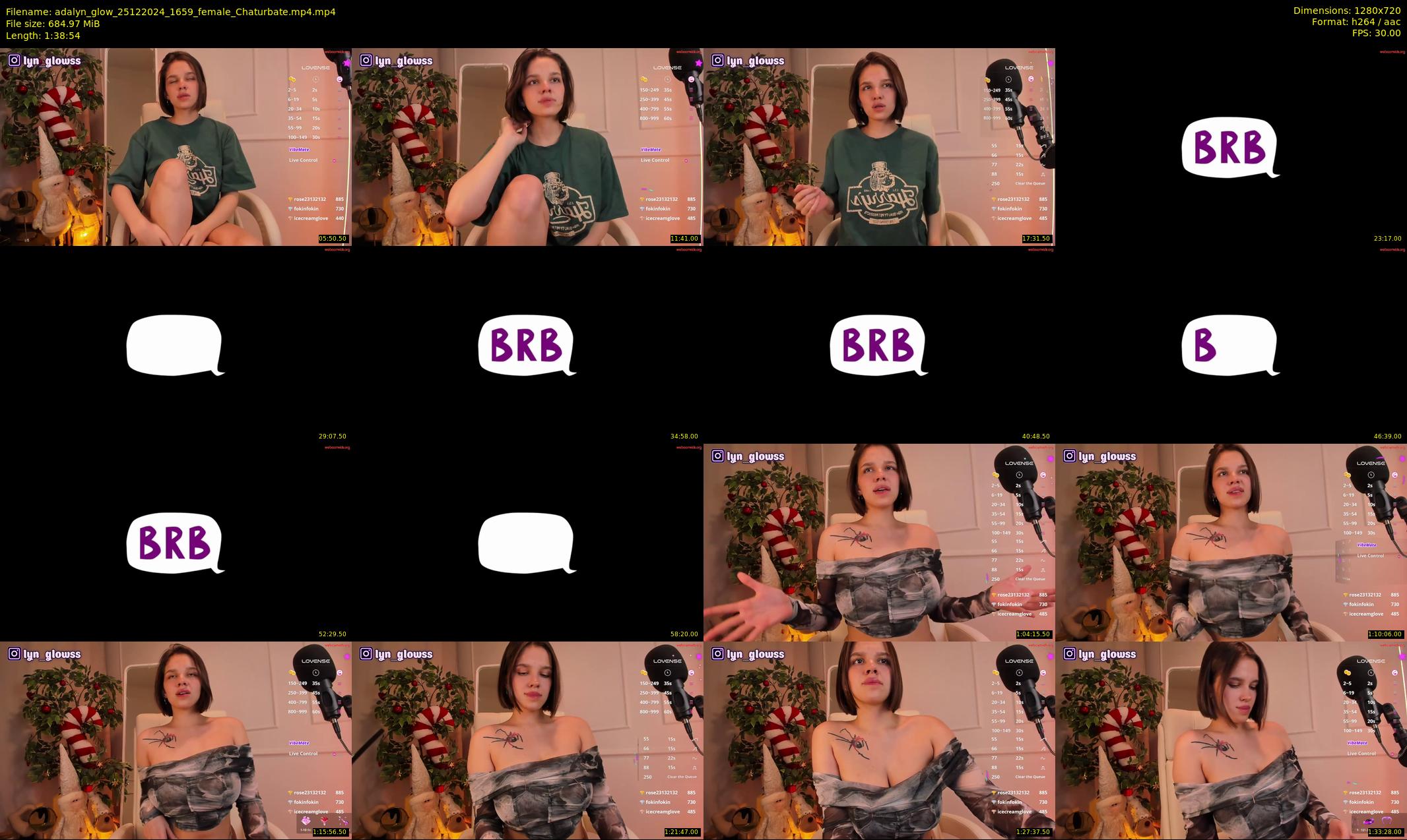 adalyn_glow — 99 minute Chaturbate female cam show recording, 720p, Dec 25, 2024