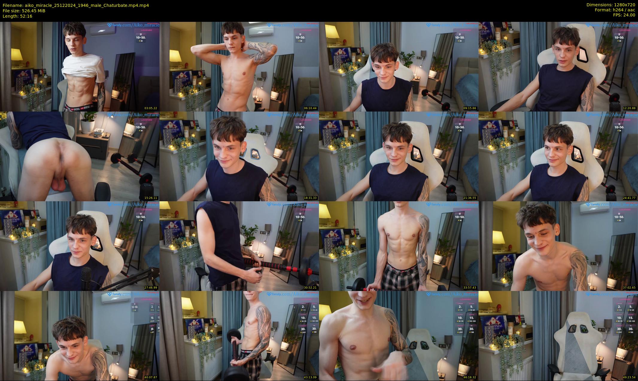 aiko_miracle — 53 minute Chaturbate male cam show recording, 720p, Dec 25, 2024