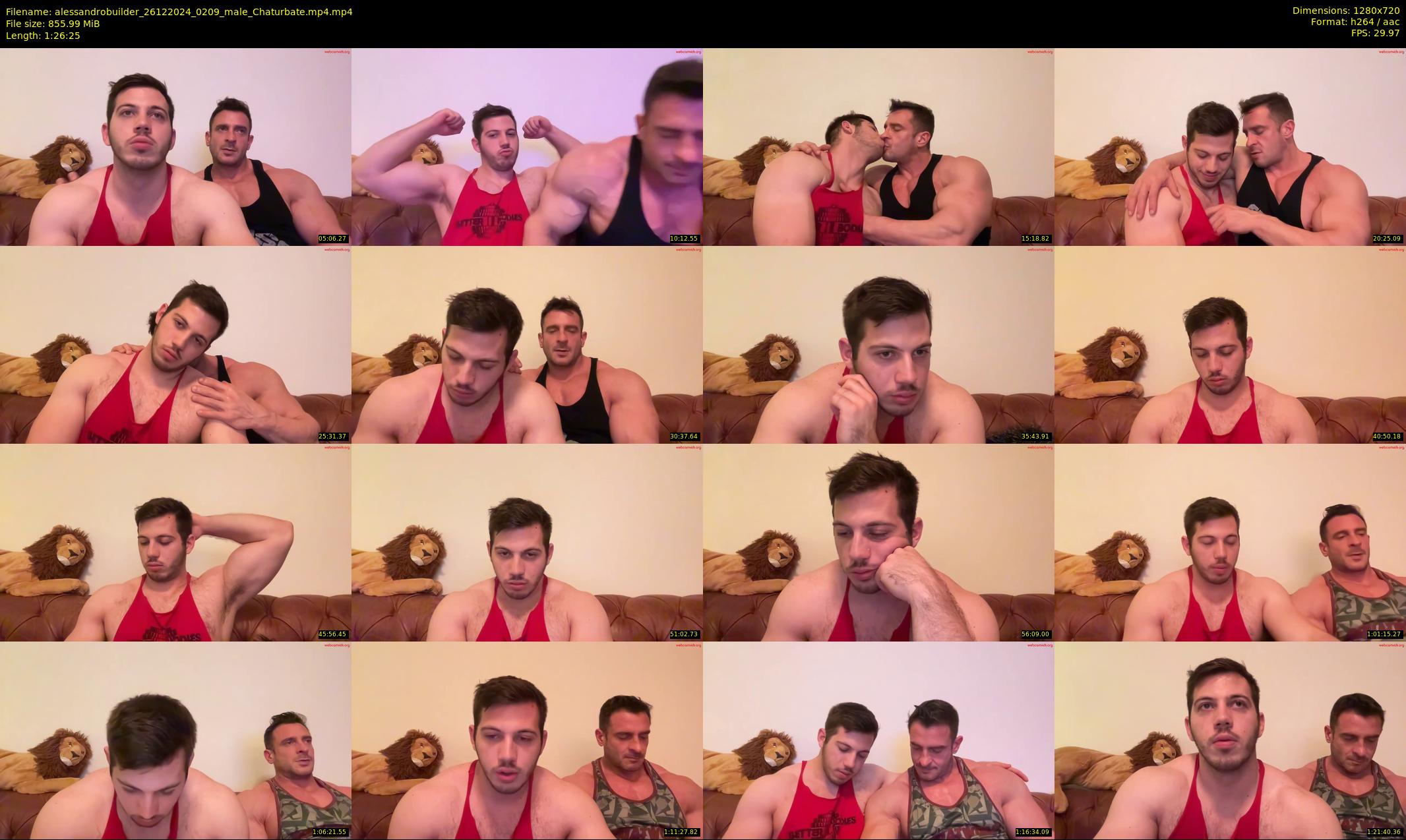 alessandrobuilder — 87 minute Chaturbate couple cam show recording, 720p, Dec 26, 2024