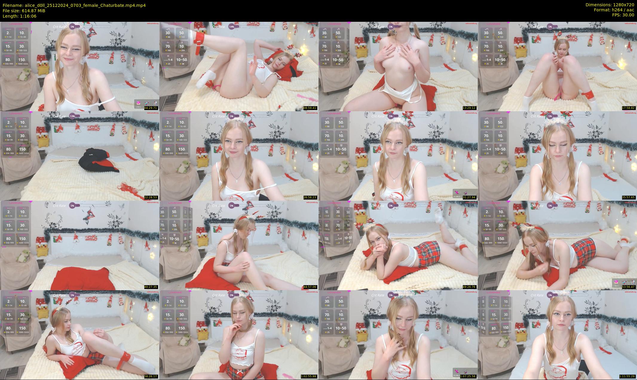 alice_d0ll — 77 minute Chaturbate female cam show recording, 720p, Dec 25, 2024