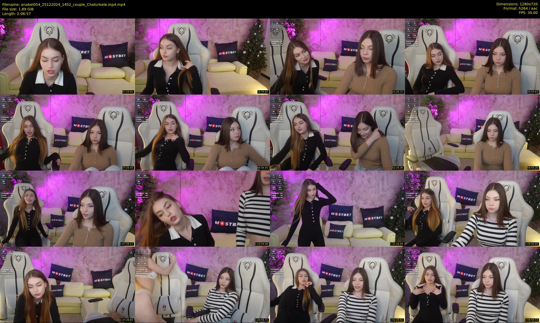 anabel054 — 127 minute Chaturbate female cam show recording, 720p, Dec 25, 2024