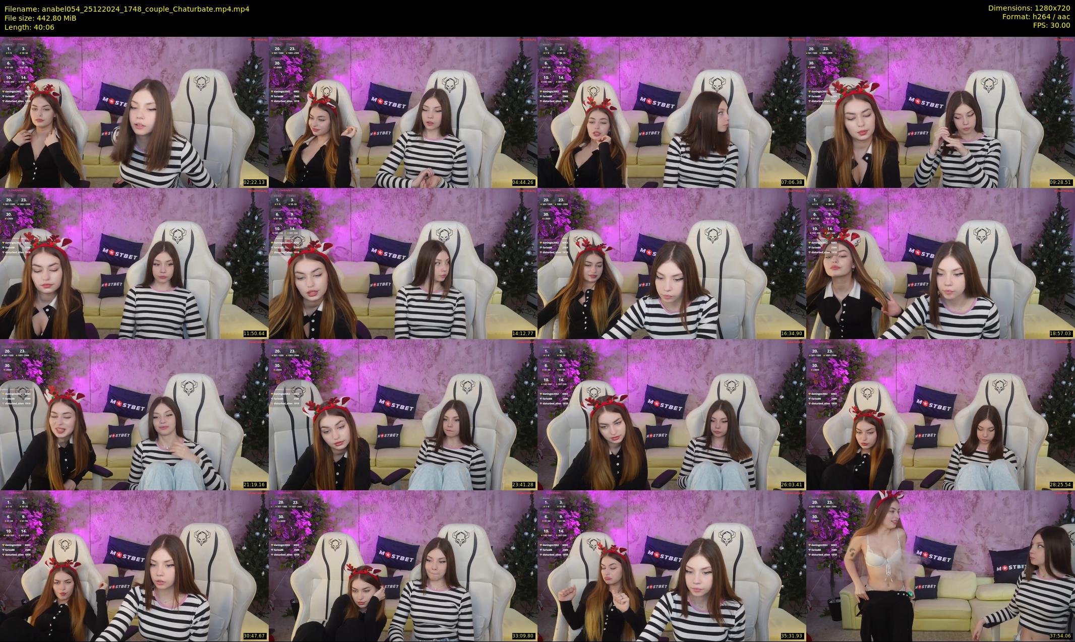anabel054 — 41 minute Chaturbate female cam show recording, 720p, Dec 25, 2024
