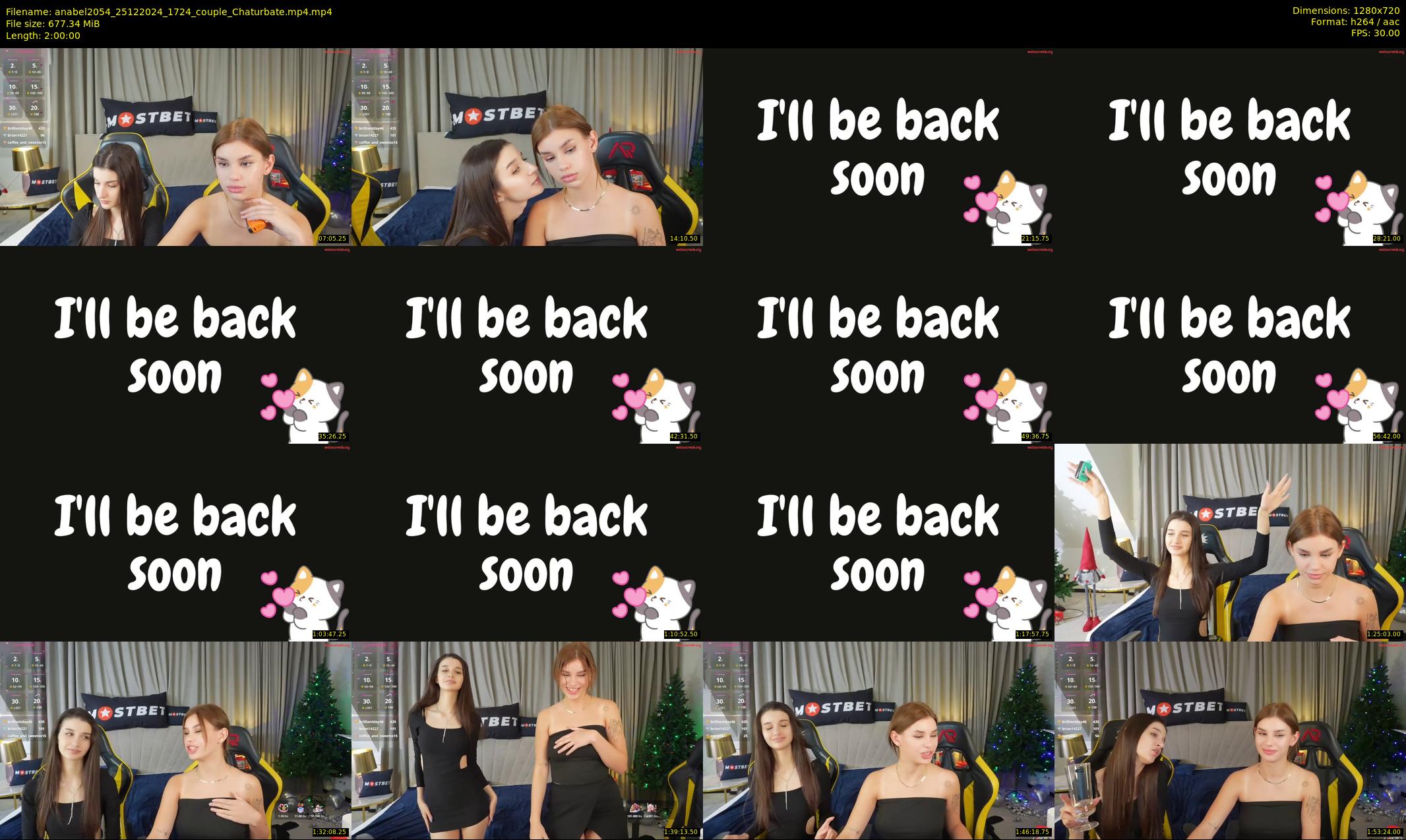 anabel2054 — 120 minute Chaturbate female cam show recording, 720p, Dec 25, 2024