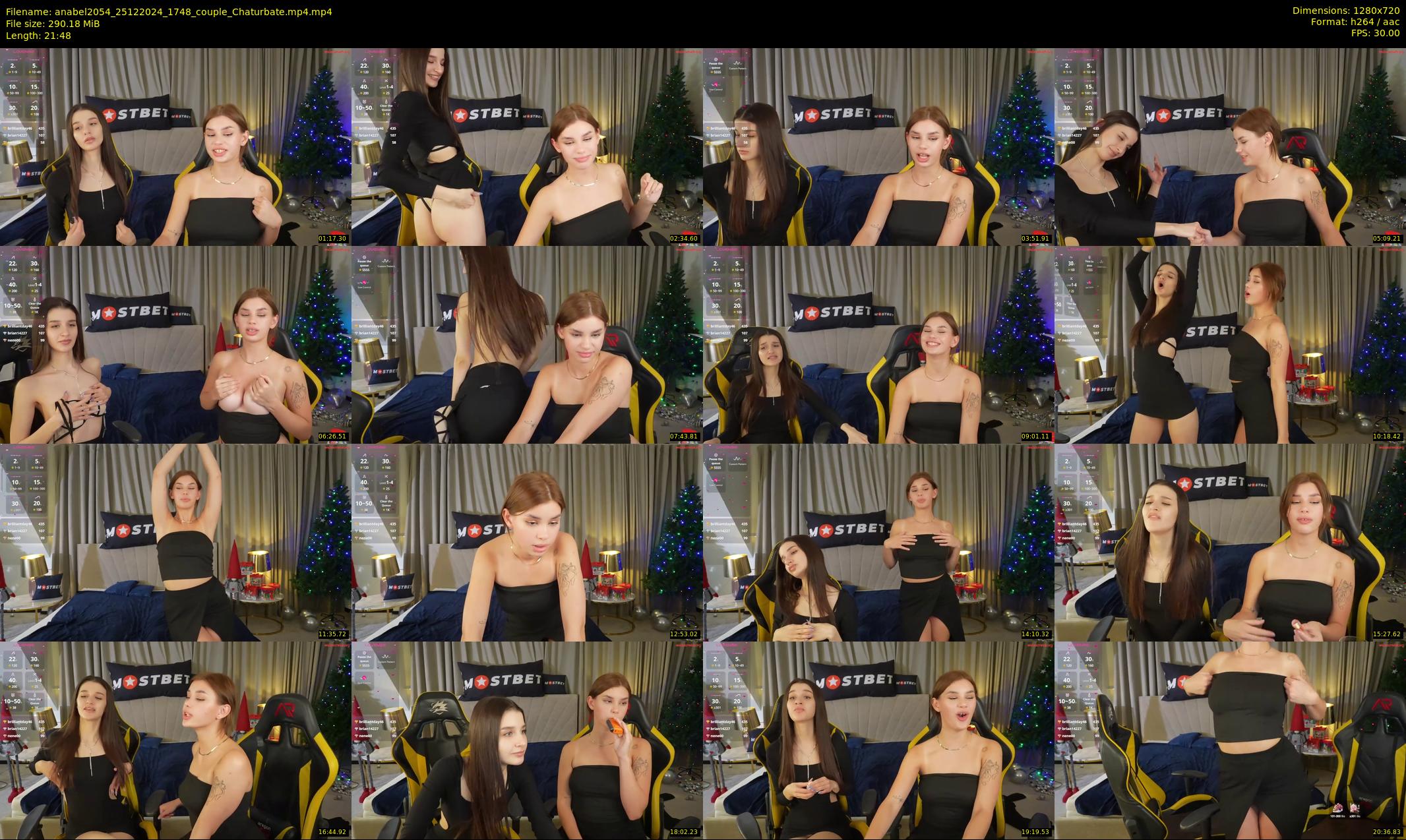 anabel2054 — 22 minute Chaturbate female cam show recording, 720p, Dec 25, 2024