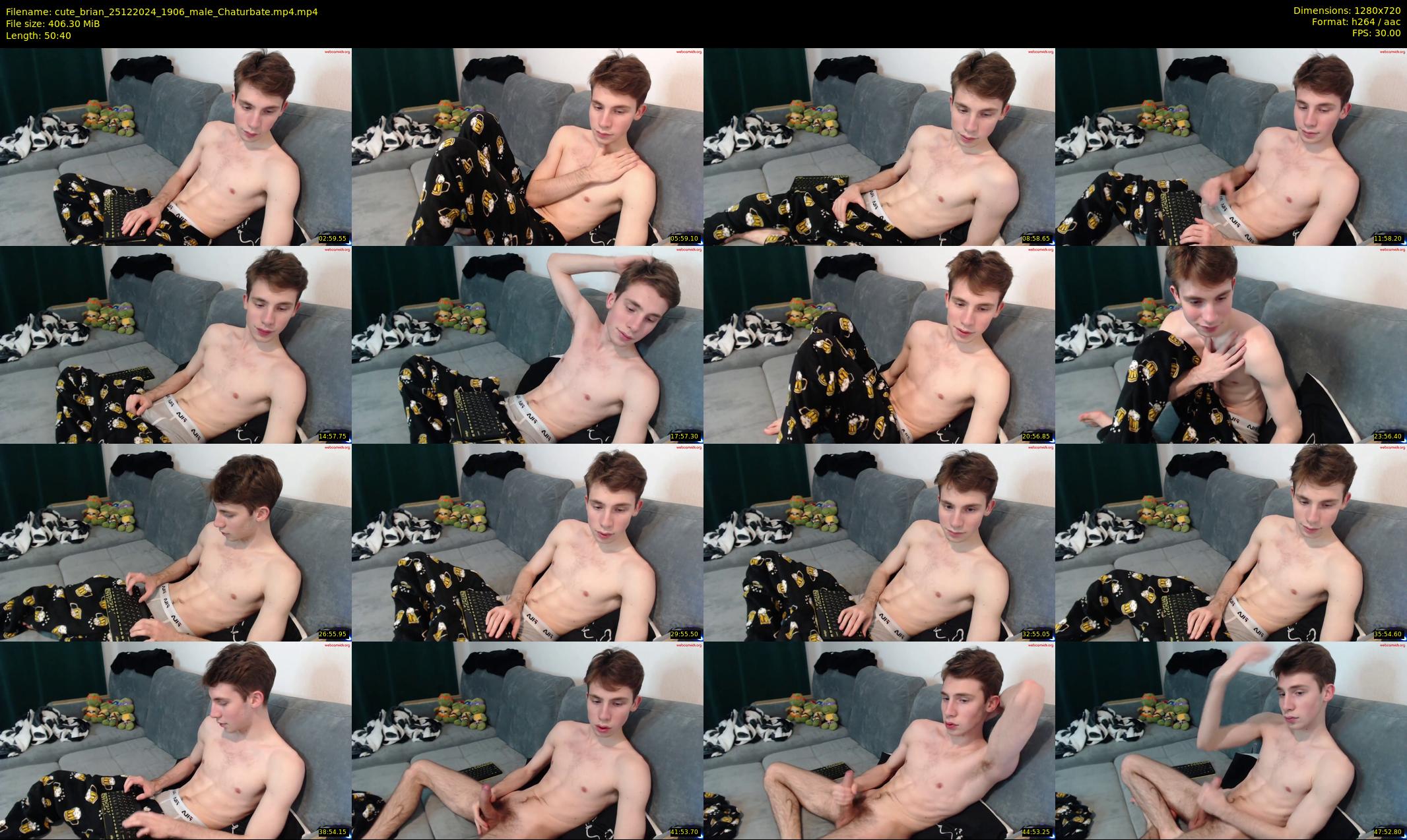 cute_brian — 51 minute Chaturbate male cam show recording, 720p, Dec 25, 2024