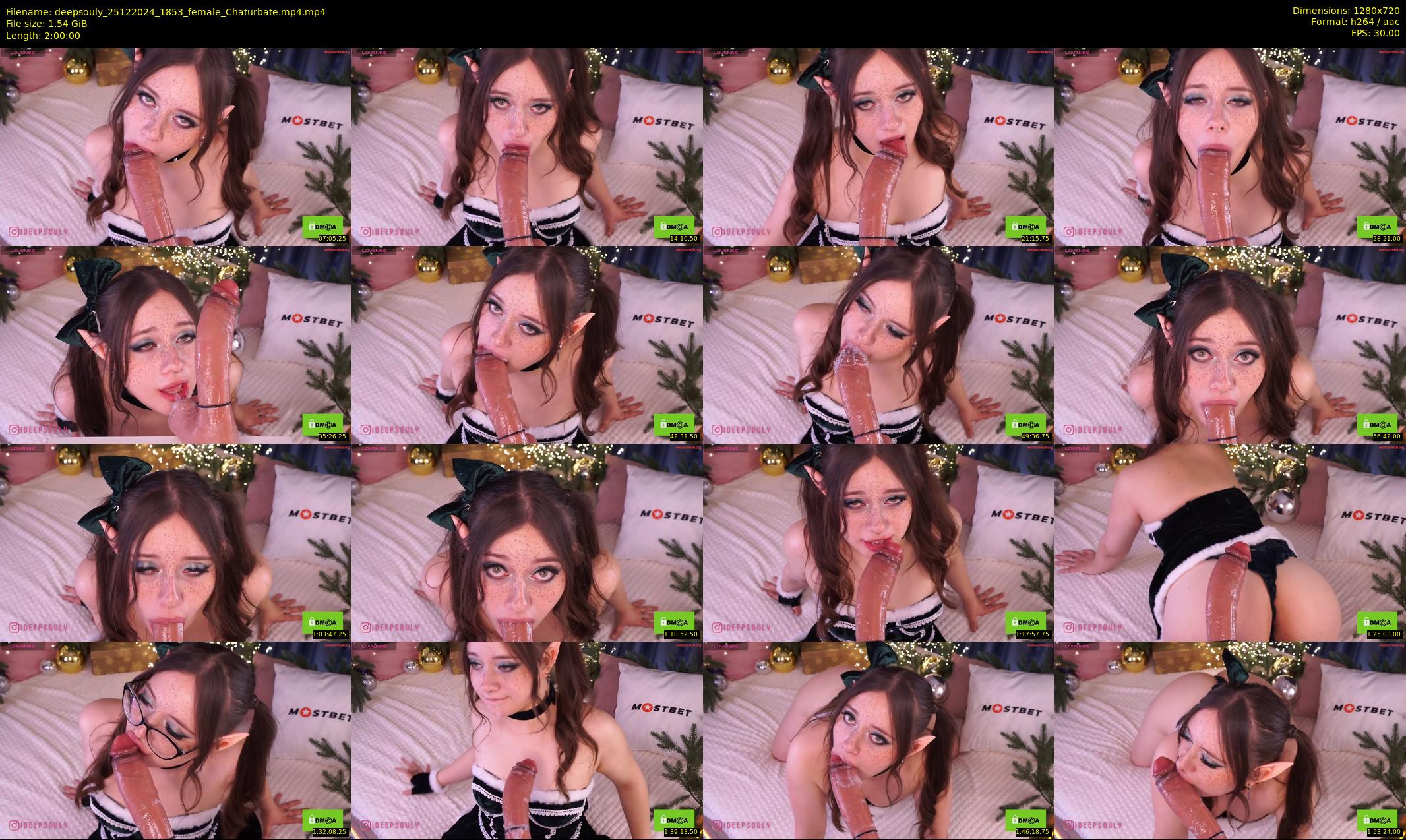 deepsouly — 120 minute Chaturbate female cam show recording, 720p, Dec 25, 2024