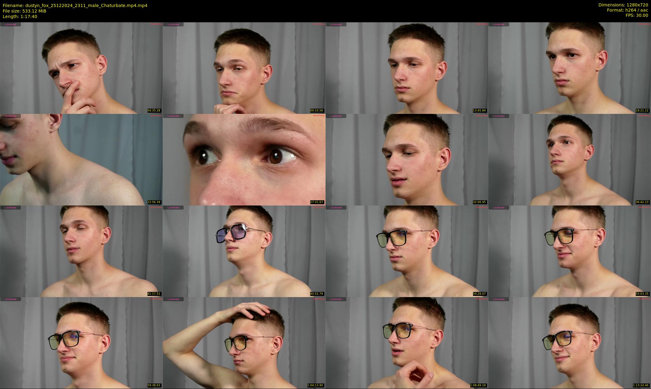 dustyn_fox — 78 minute Chaturbate male cam show recording, 720p, Dec 25, 2024