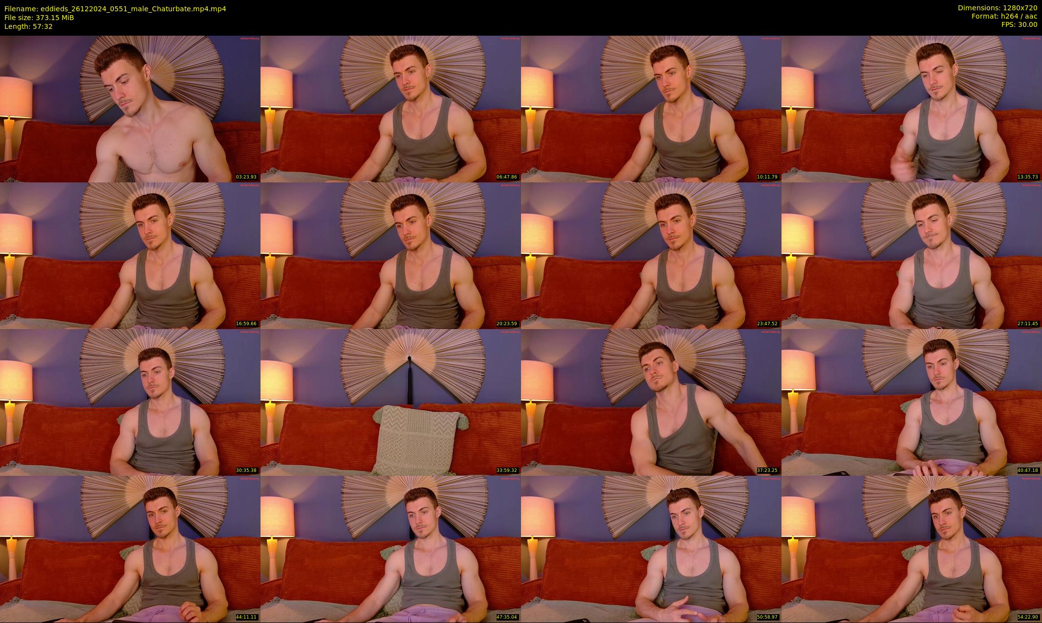 eddieds — 58 minute Chaturbate male cam show recording, 720p, Dec 26, 2024