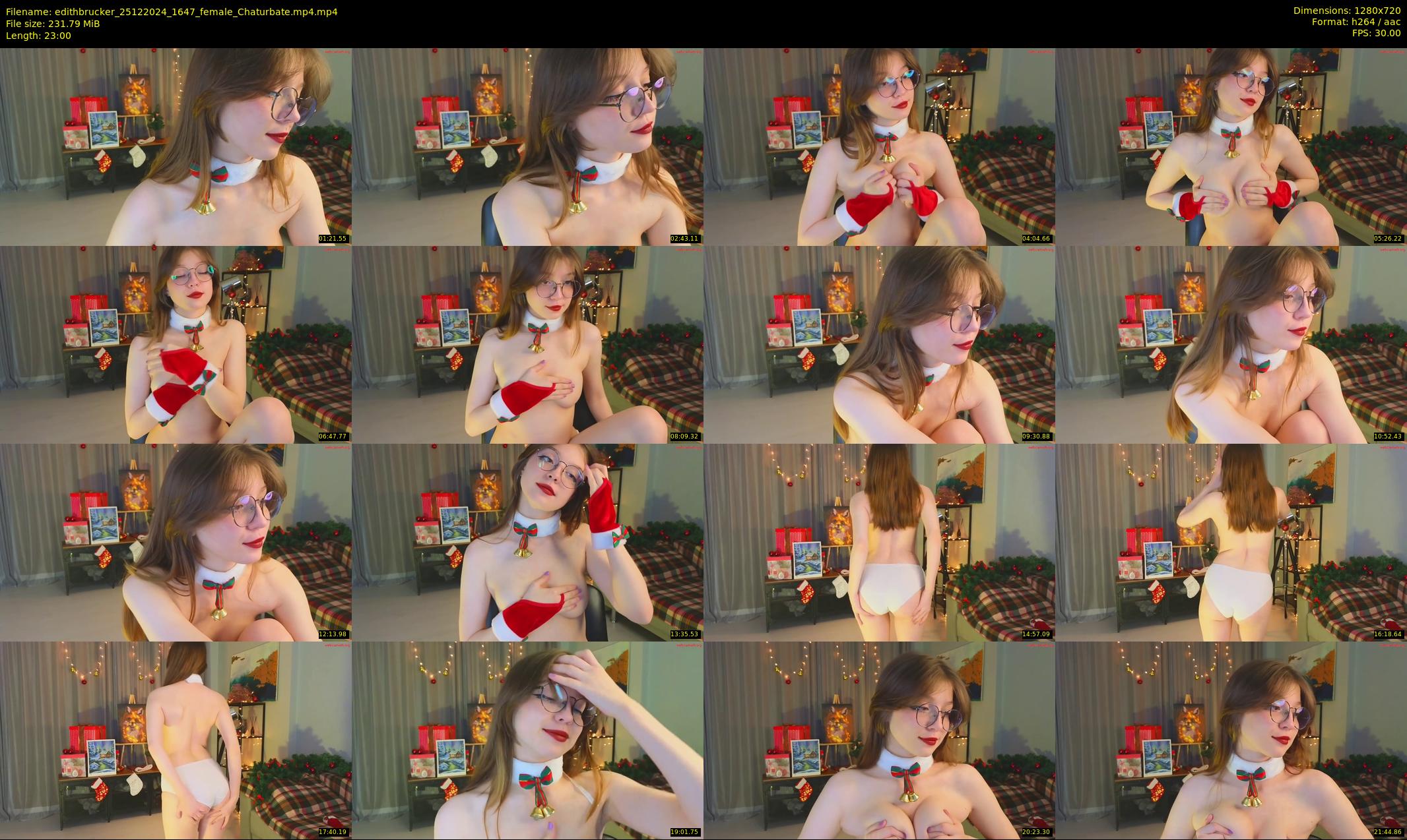 edithbrucker — 23 minute Chaturbate female cam show recording, 720p, Dec 25, 2024
