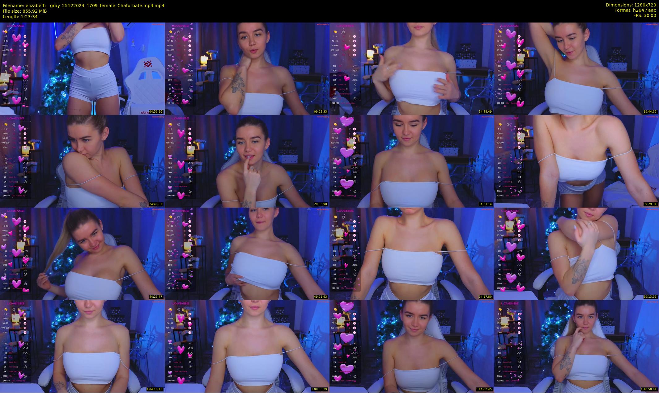 elizabeth__gray — 84 minute Chaturbate female cam show recording, 720p, Dec 25, 2024