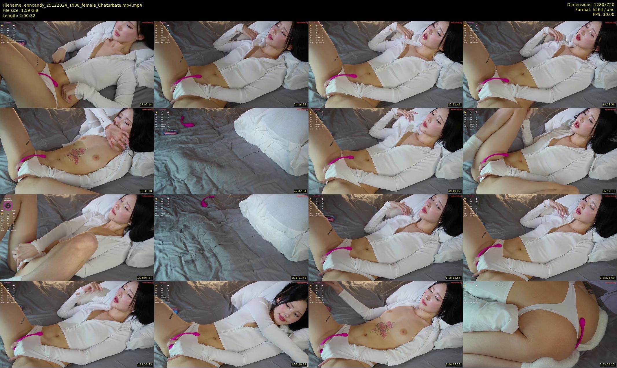 enncandy — 121 minute Chaturbate female cam show recording, 720p, Dec 25, 2024