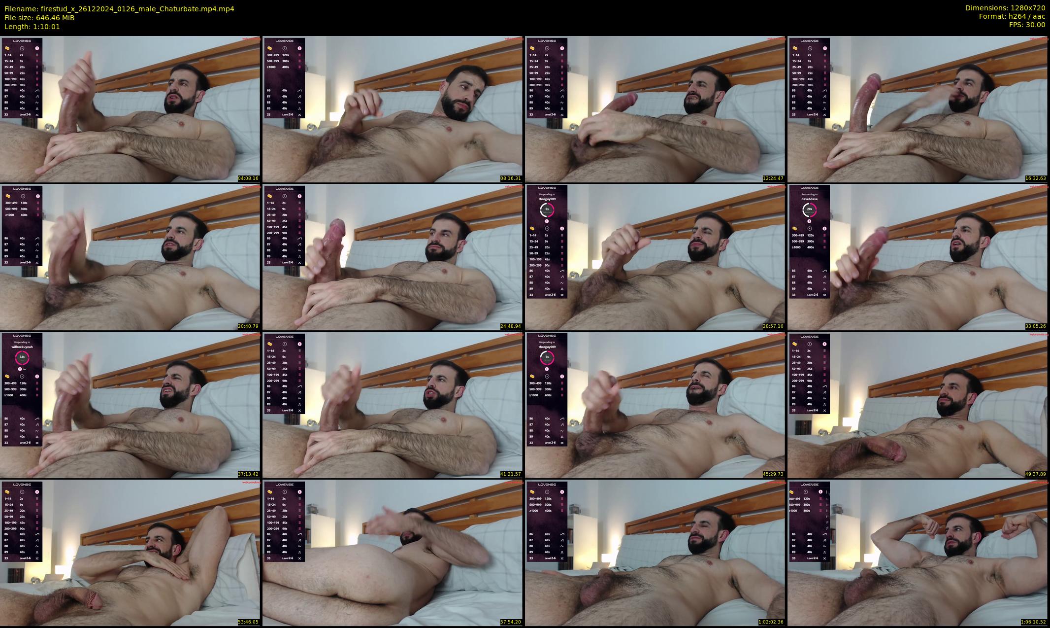 firestud_x — 71 minute Chaturbate male cam show recording, 720p, Dec 26, 2024