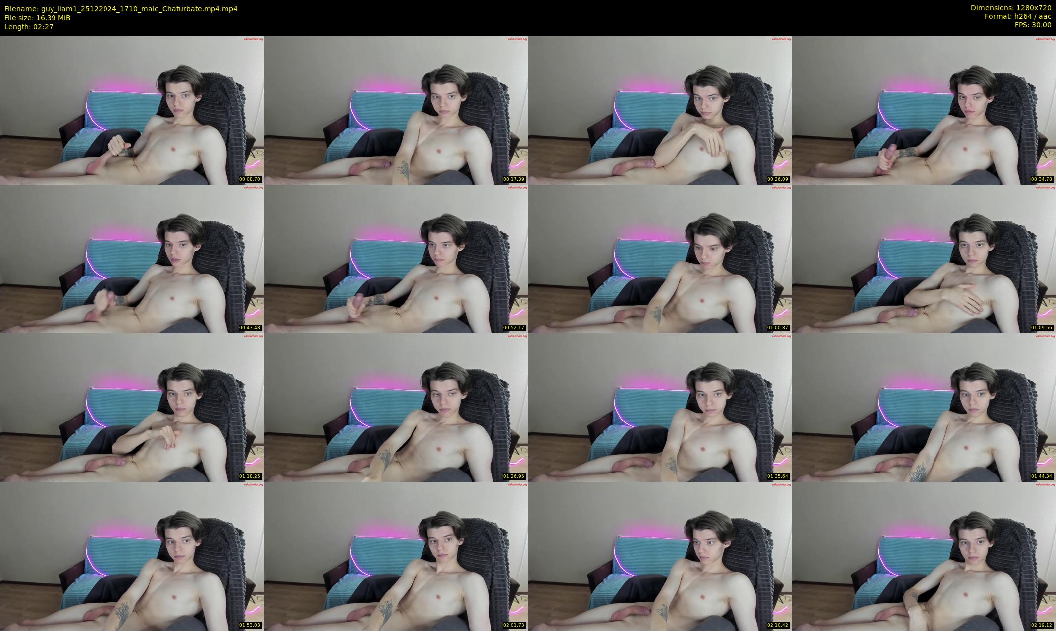 guy_liam1 — 3 minute Chaturbate male cam show recording, 720p, Dec 25, 2024