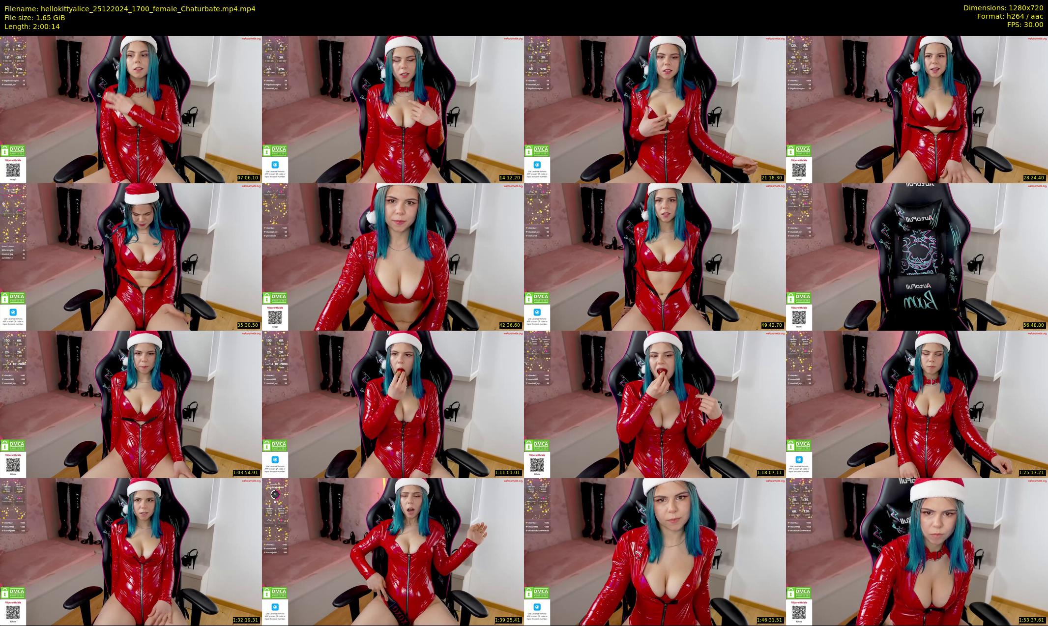 hellokittyalice — 121 minute Chaturbate female cam show recording, 720p, Dec 25, 2024