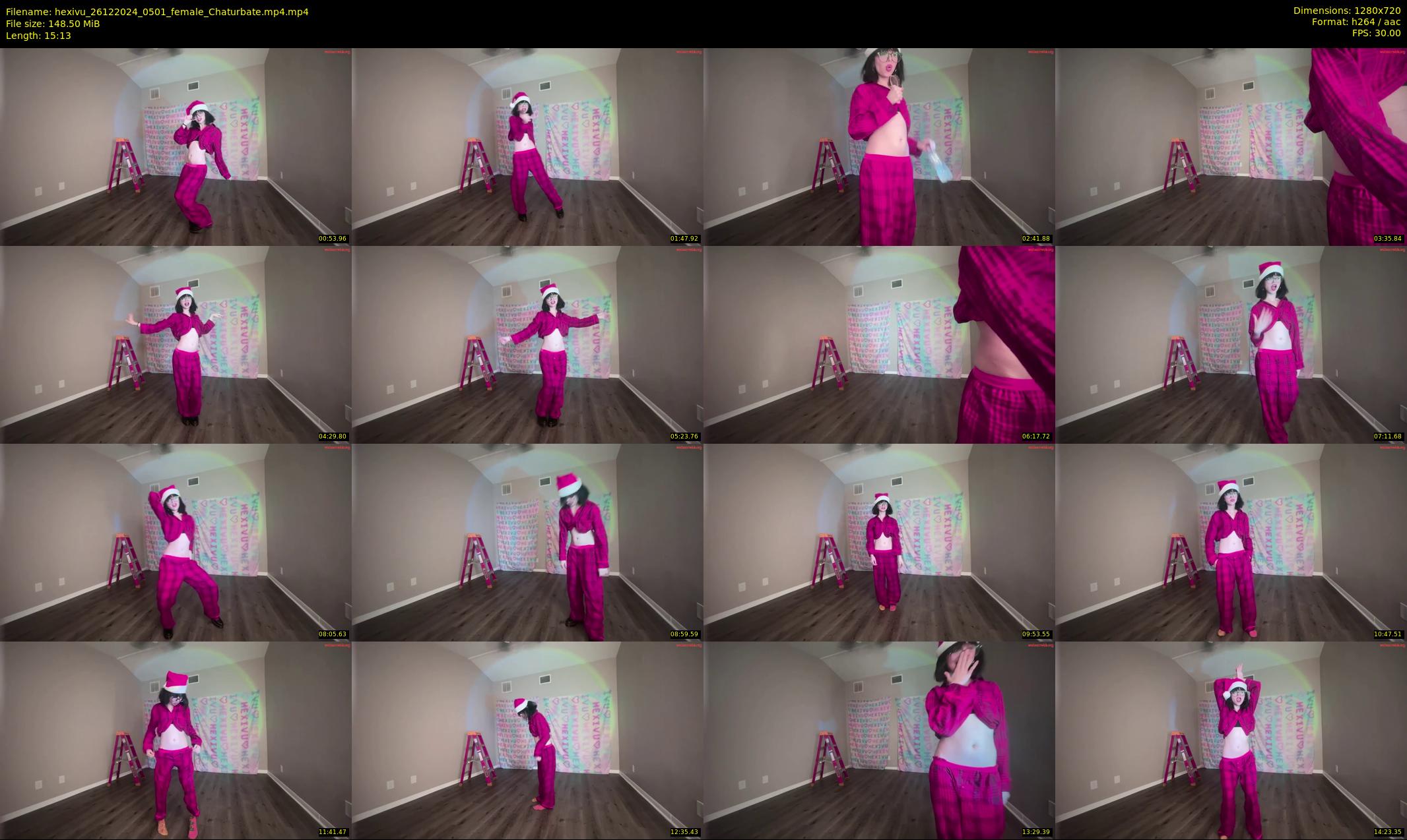 hexivu — 16 minute Chaturbate female cam show recording, 720p, Dec 26, 2024