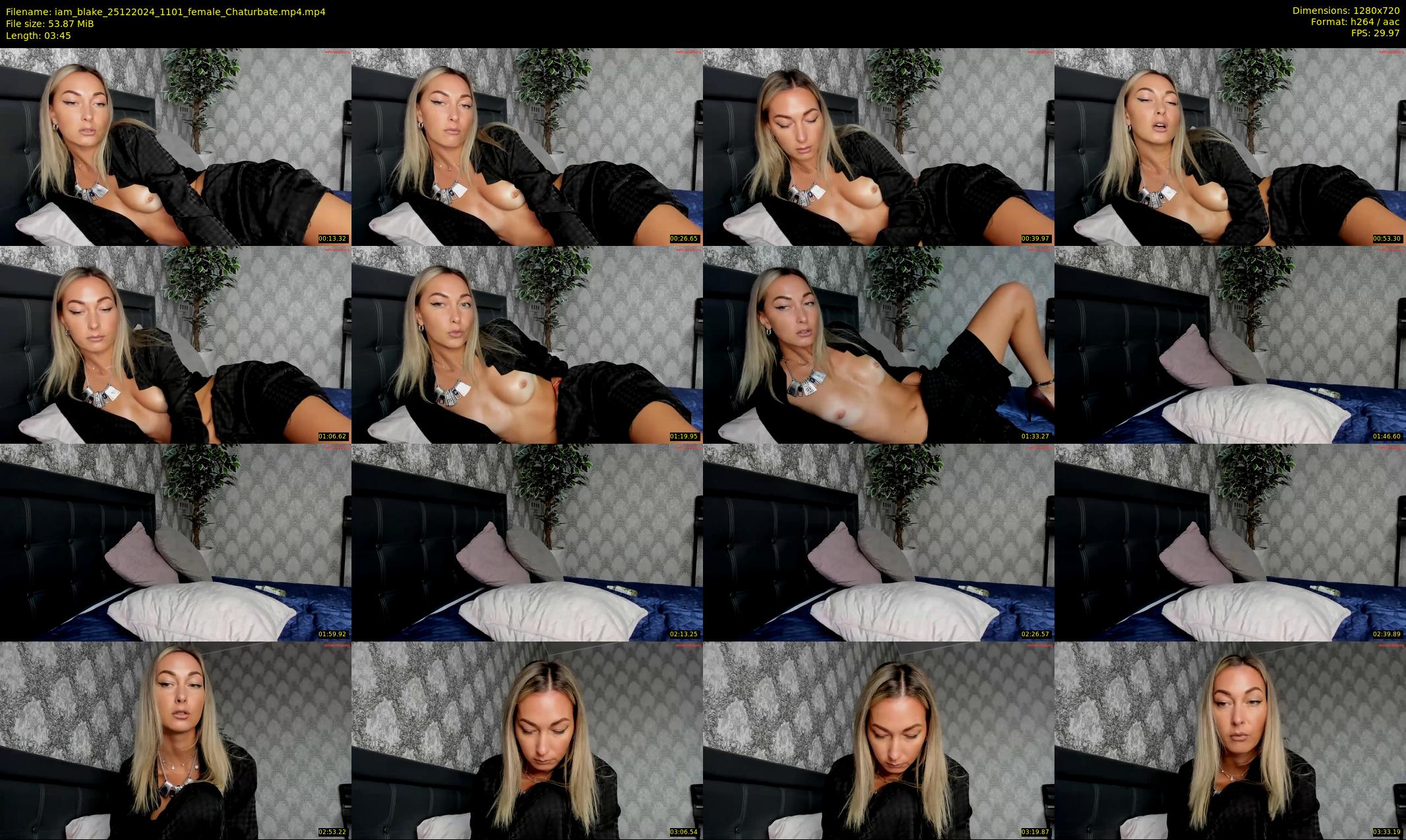 iam_blake — 4 minute Chaturbate female cam show recording, 720p, Dec 25, 2024