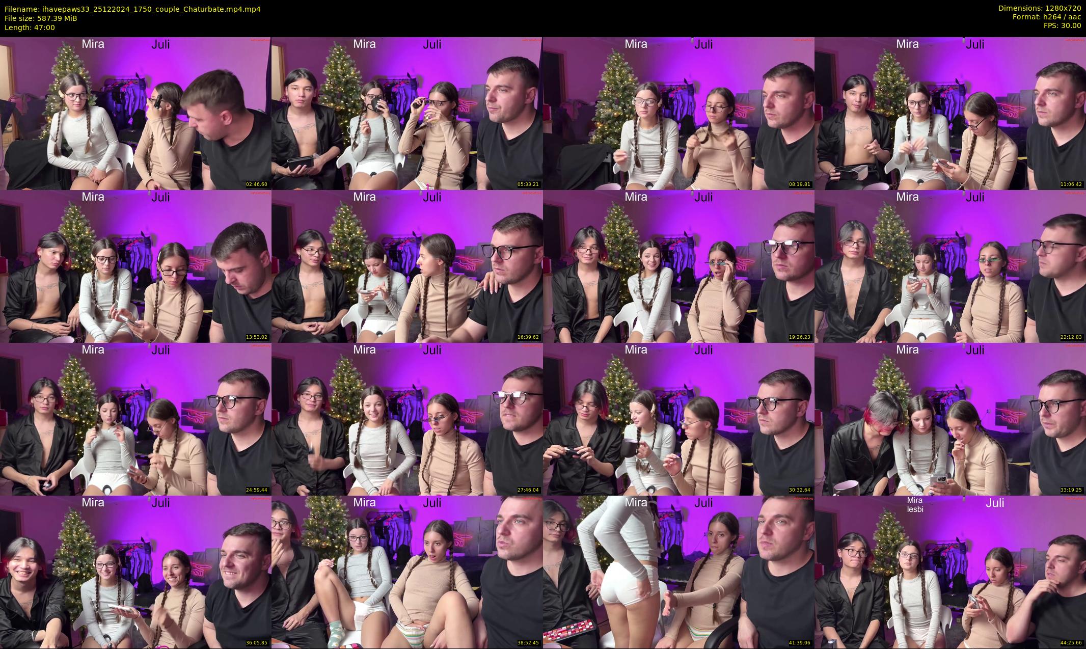 ihavepaws33 — 47 minute Chaturbate couple cam show recording, 720p, Dec 25, 2024