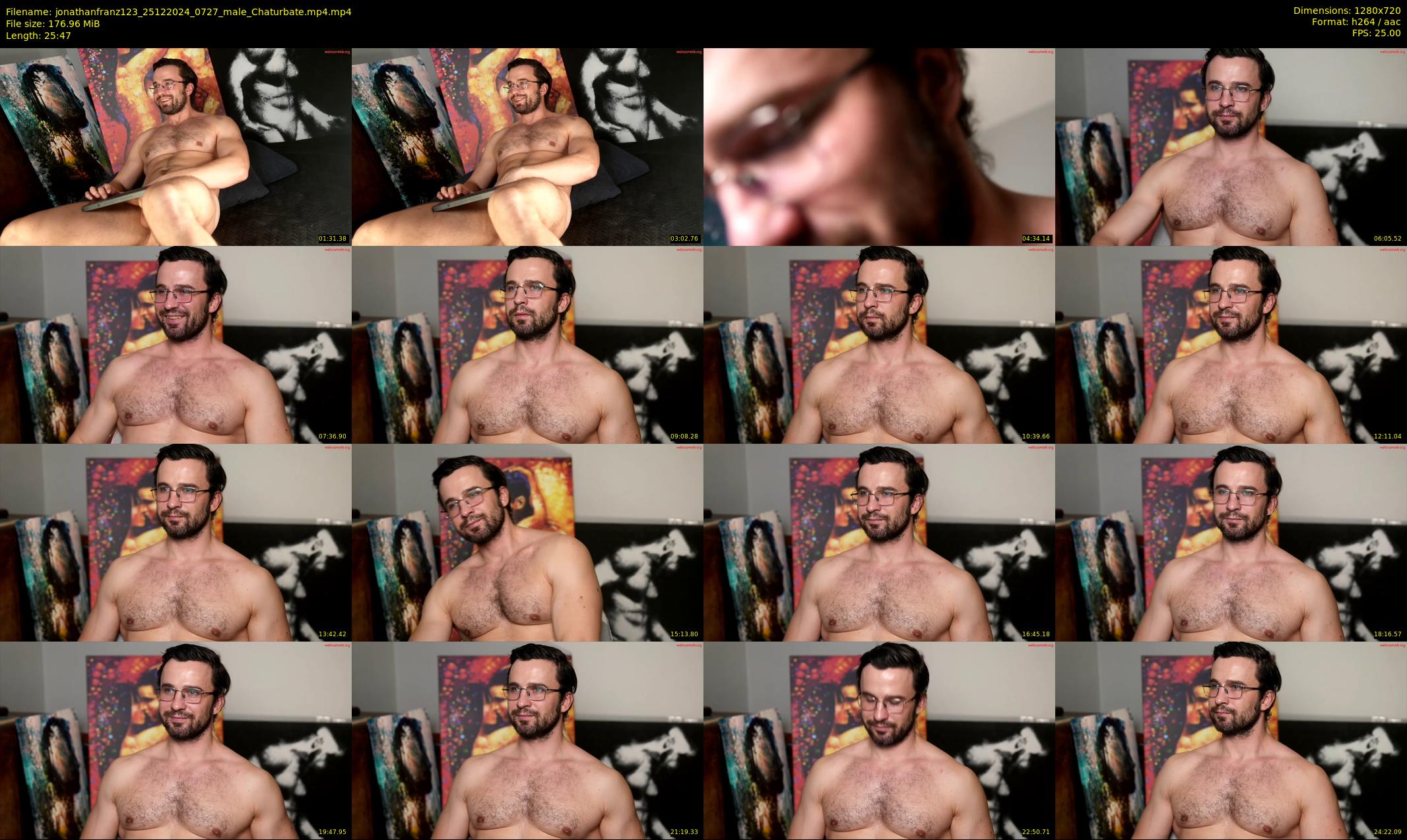 jonathanfranz123 — 26 minute Chaturbate male cam show recording, 720p, Dec 25, 2024